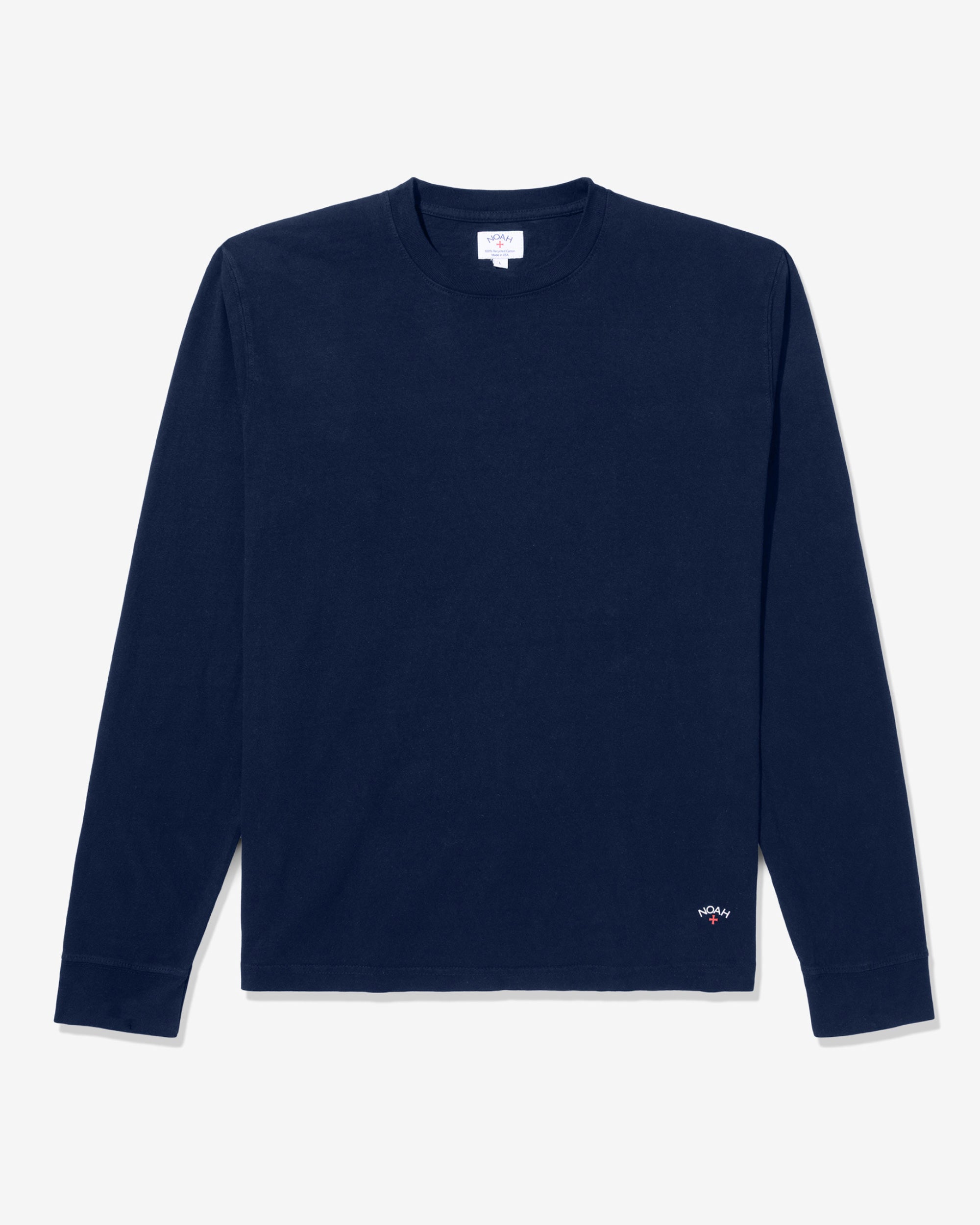 Classic Long Sleeve Recycled Cotton Tee Visit New