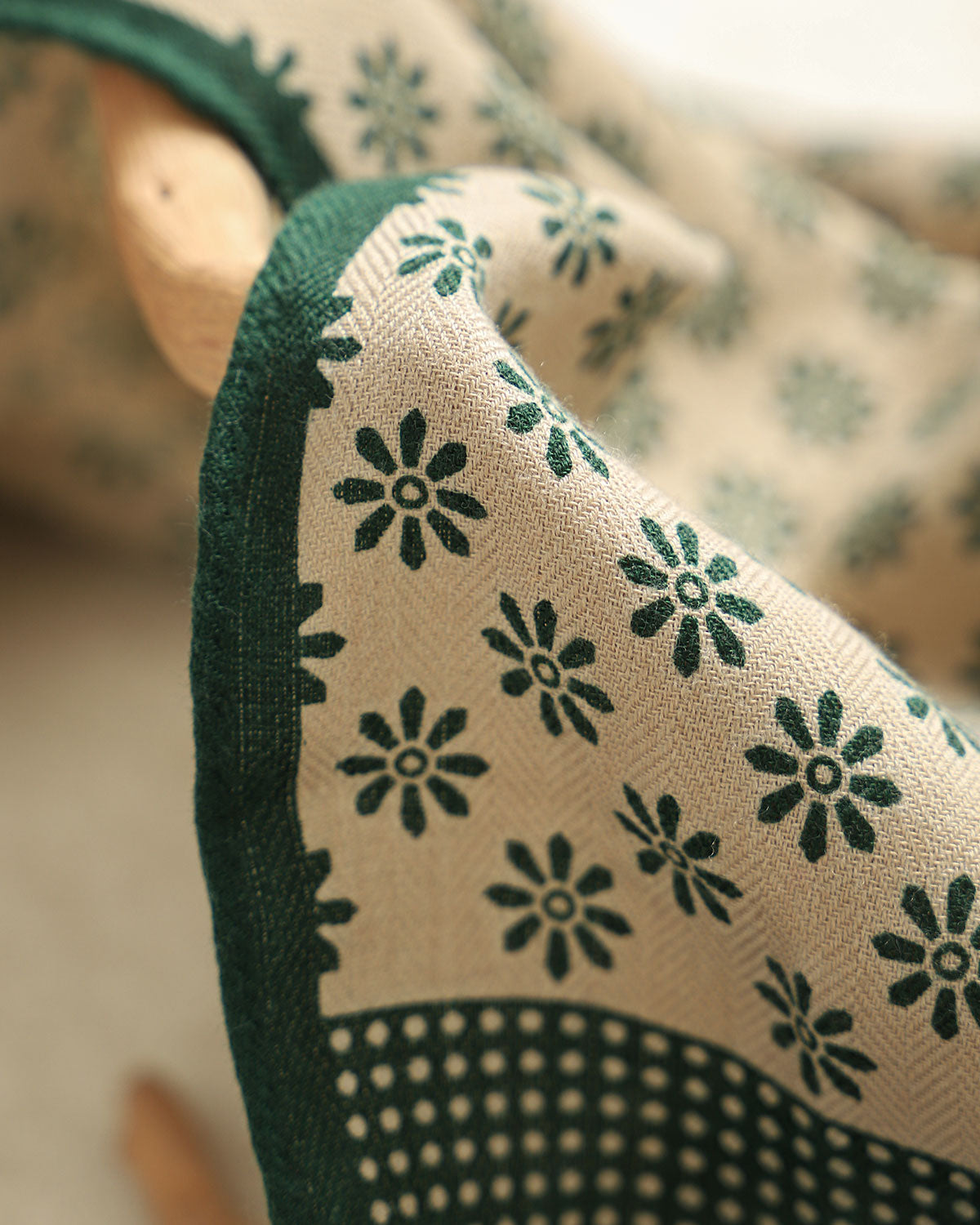 Green Polka Dot Print Scarf Best Place For Sale