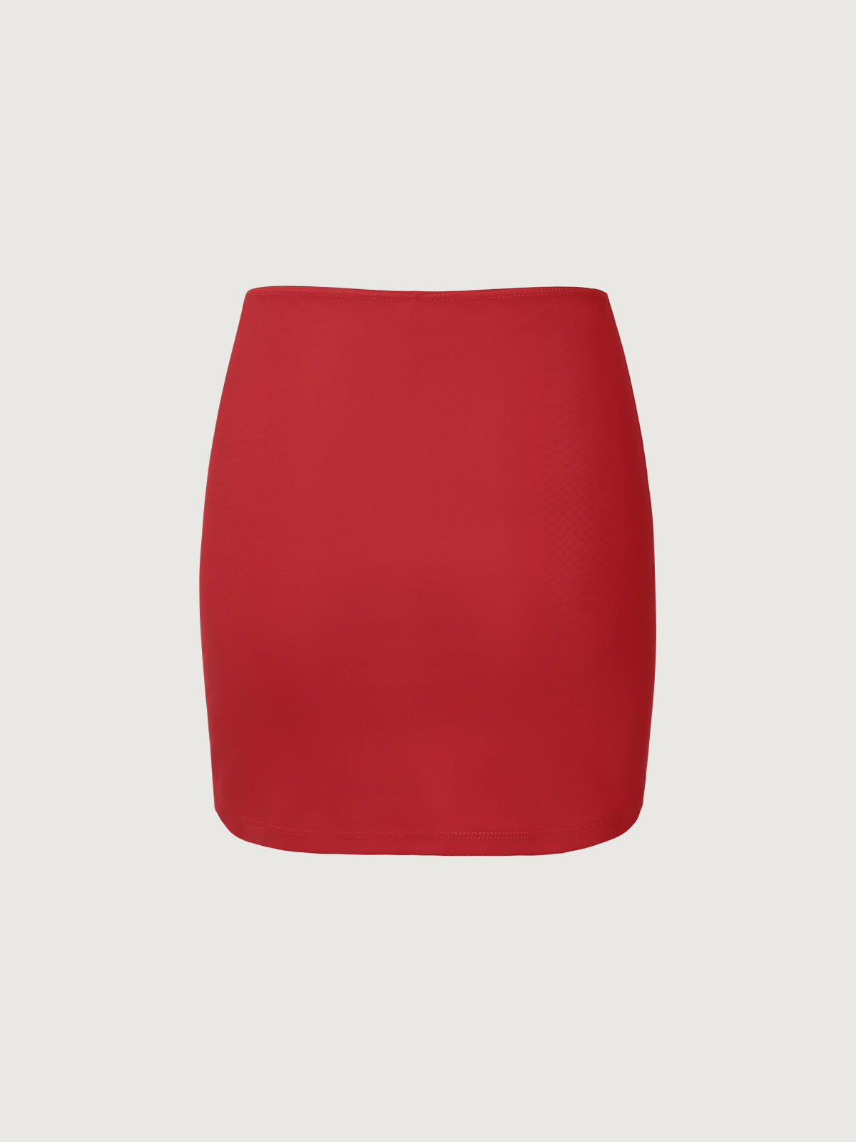 Red Ruched Drawstring Skirt Outlet 2025 New