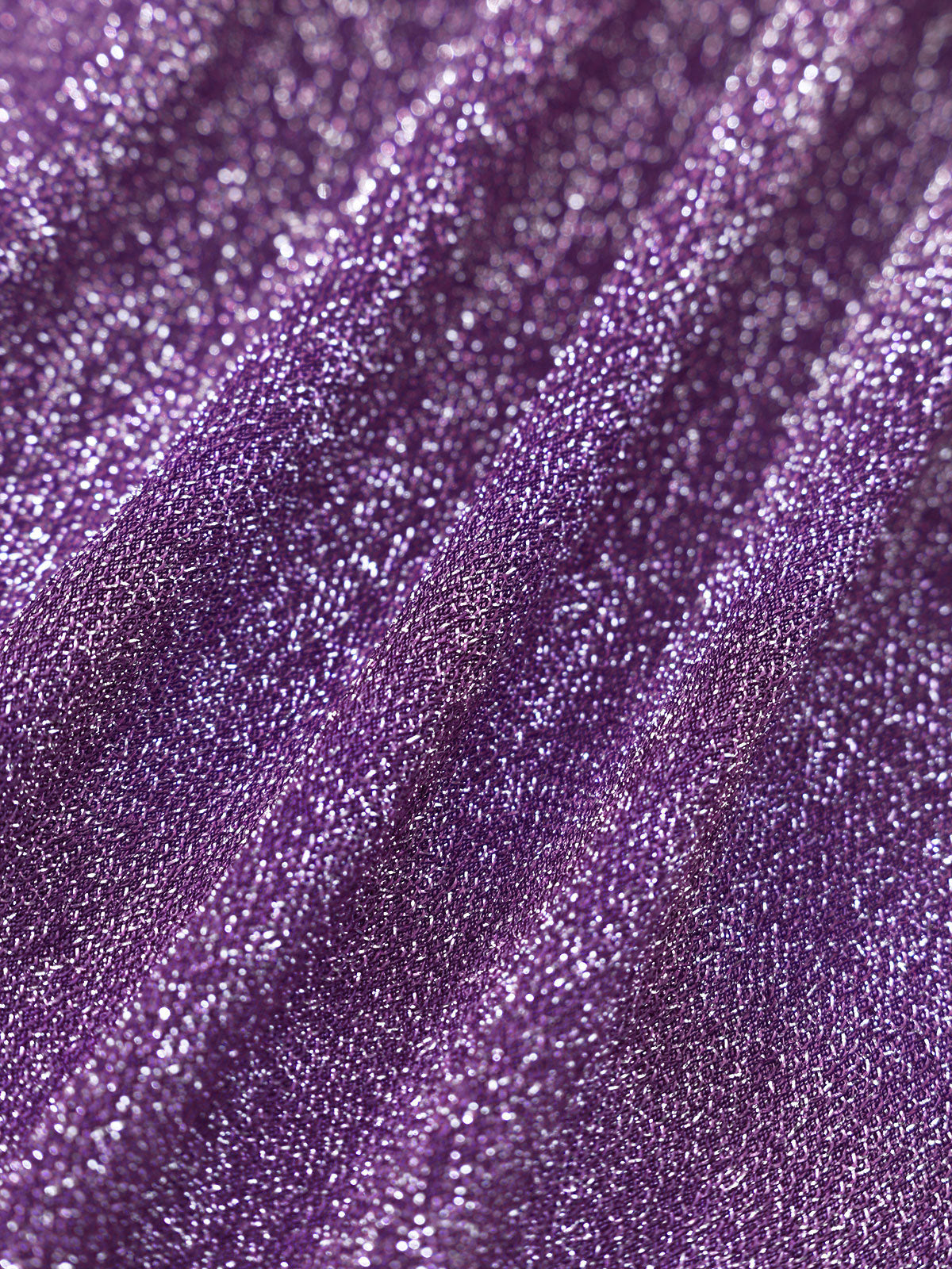 Purple Lurex Glitter Overskirt Clearance In China