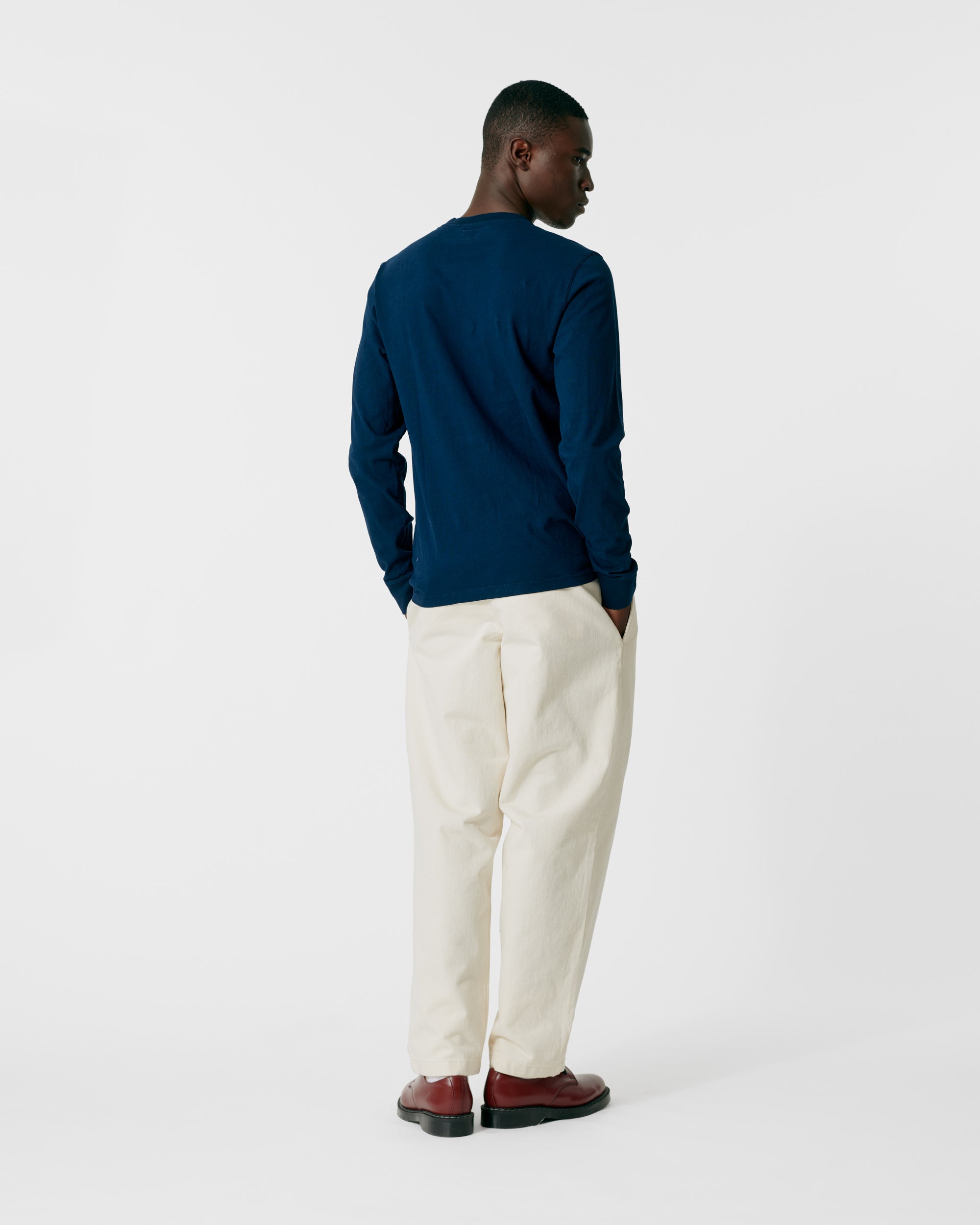 Classic Long Sleeve Recycled Cotton Tee Visit New