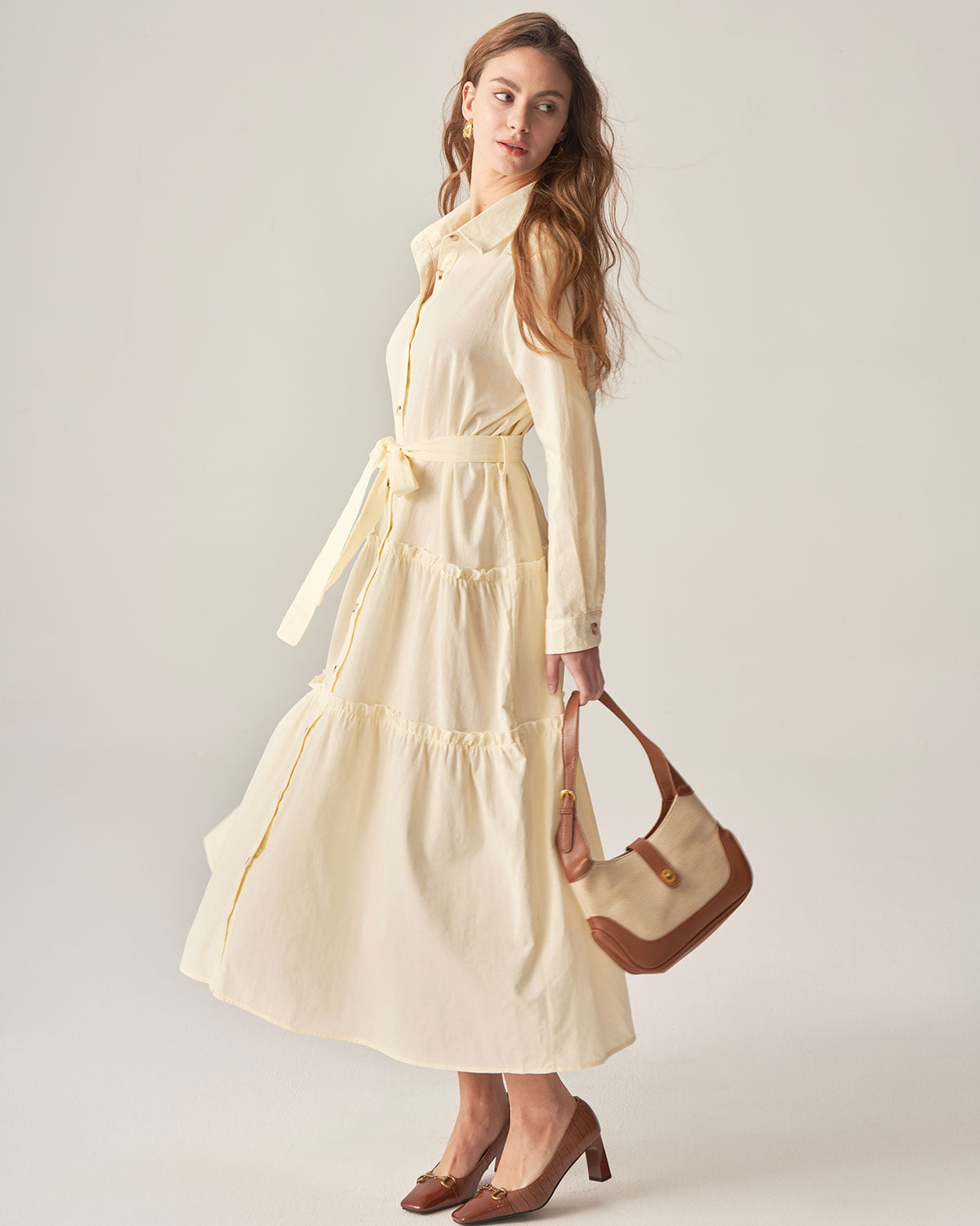 Apricot Tie Waist Maxi Dress Sale Amazon