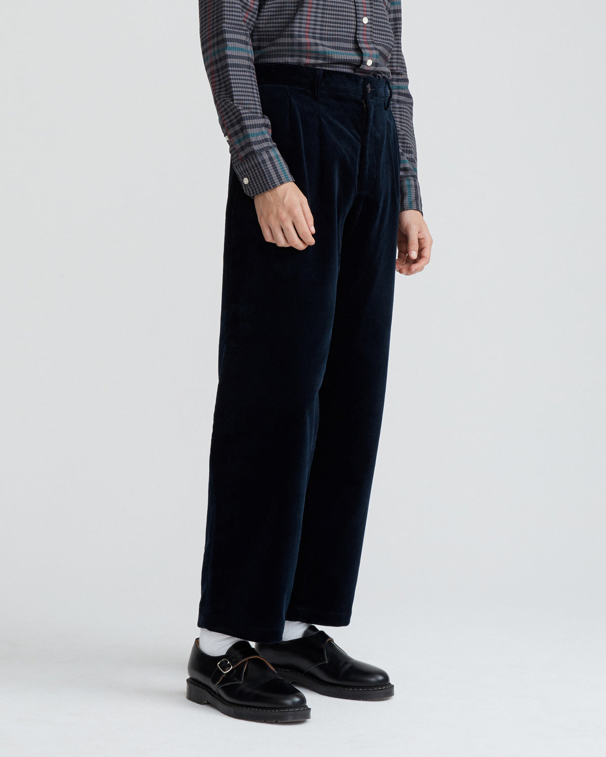 Double-Pleat Corduroy Trousers Sale Exclusive