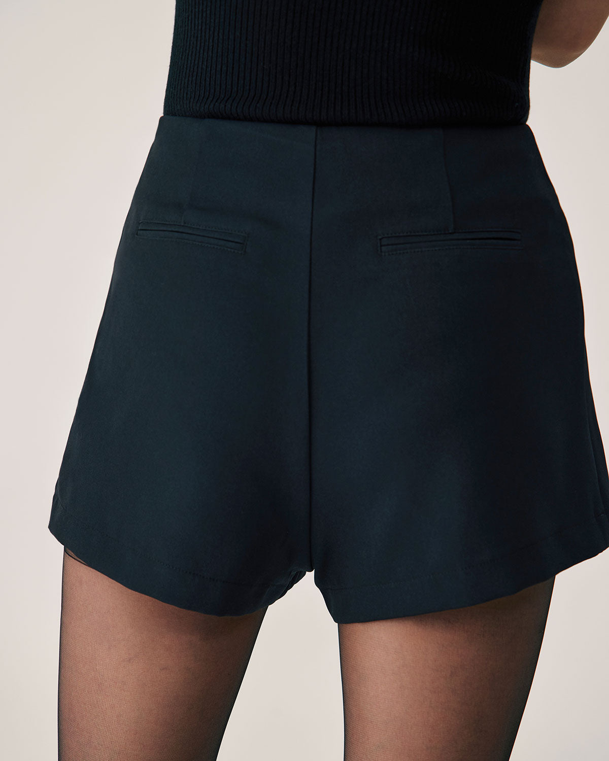 Black Wrap Zipper Skort Finishline