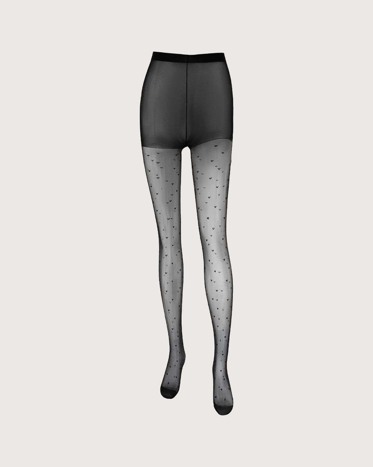 Black Heart Mesh Stockings Outlet Cheap Online