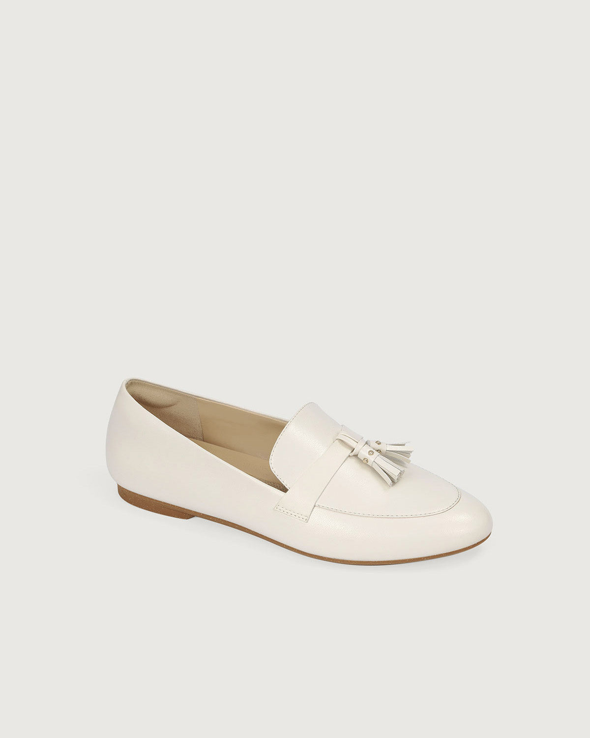 Enfiis Off White Loafer Flats Free Shipping Classic