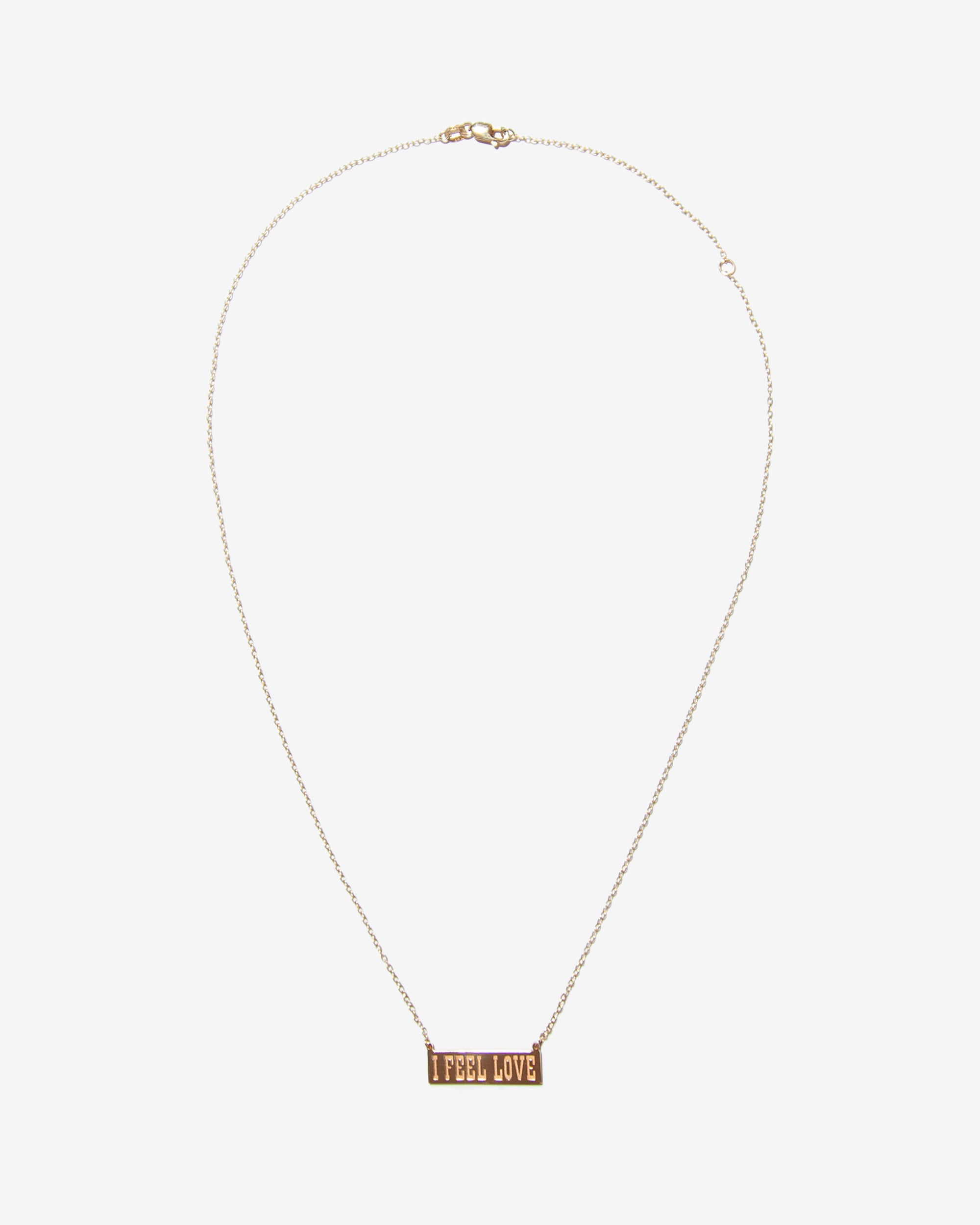 Noah x Donna Summer 'I Feel Love' Solid 14K Gold Necklace  (Pre-Order)