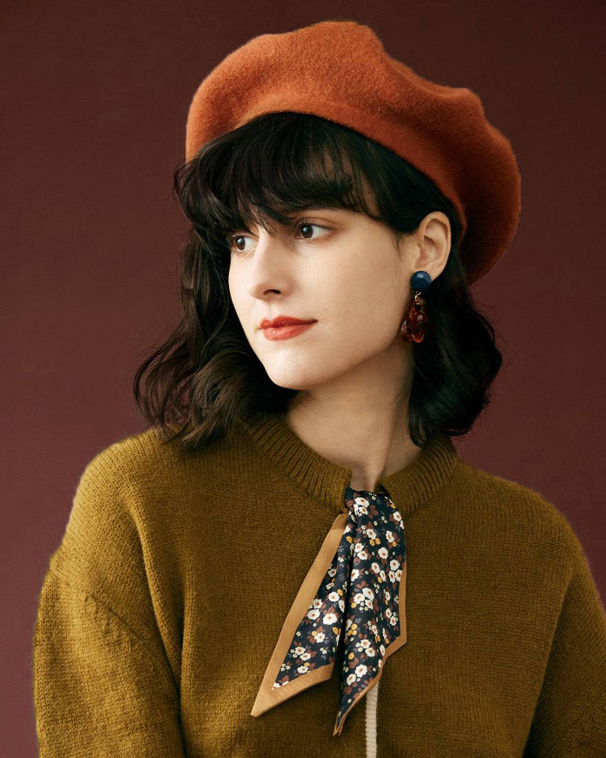 The Vintage Woolen Beret The Cheapest