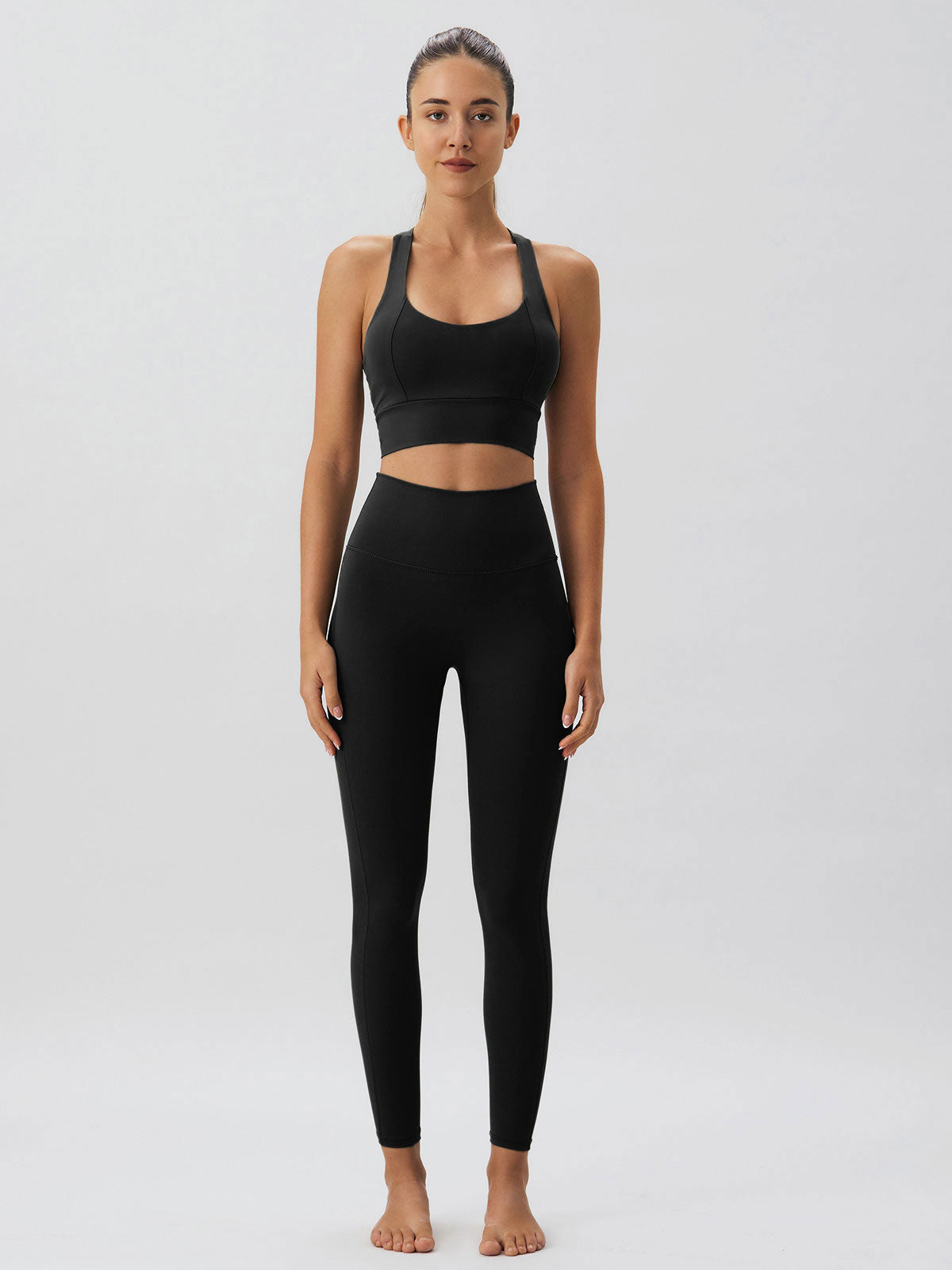 Black High Stretch Leggings Outlet Cheap Authentic