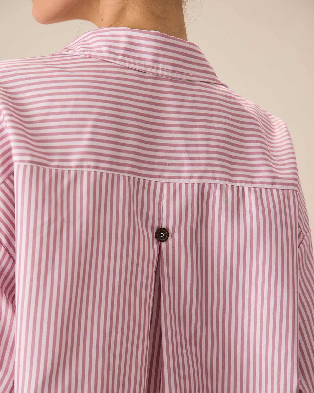 Pink Striped Pocket Shirt Get Authentic Cheap Online