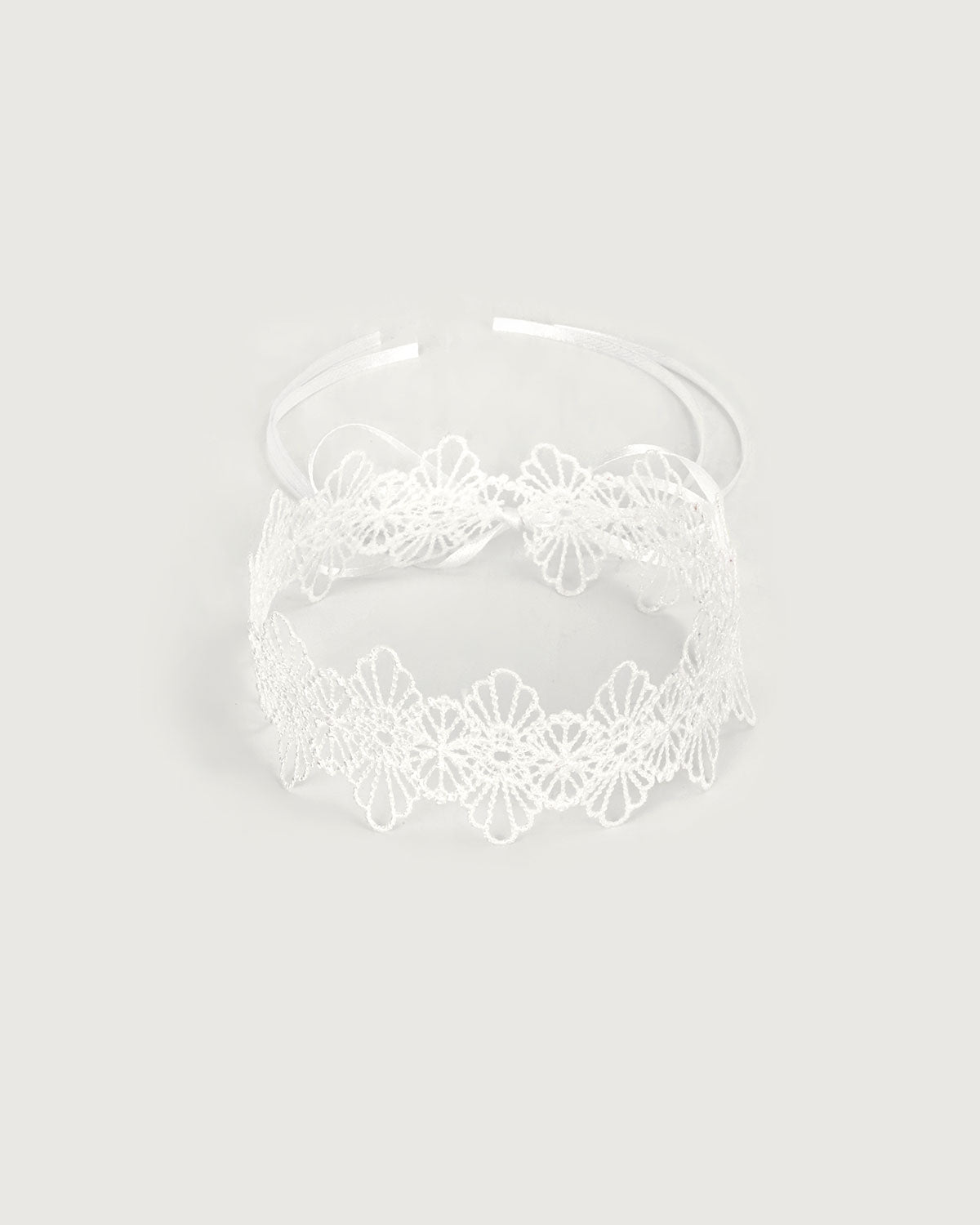 The White Lace Tie Choker Extremely For Sale