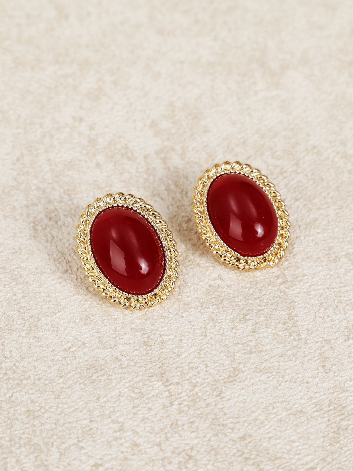 Retro Oval Earrings Outlet Get To Buy