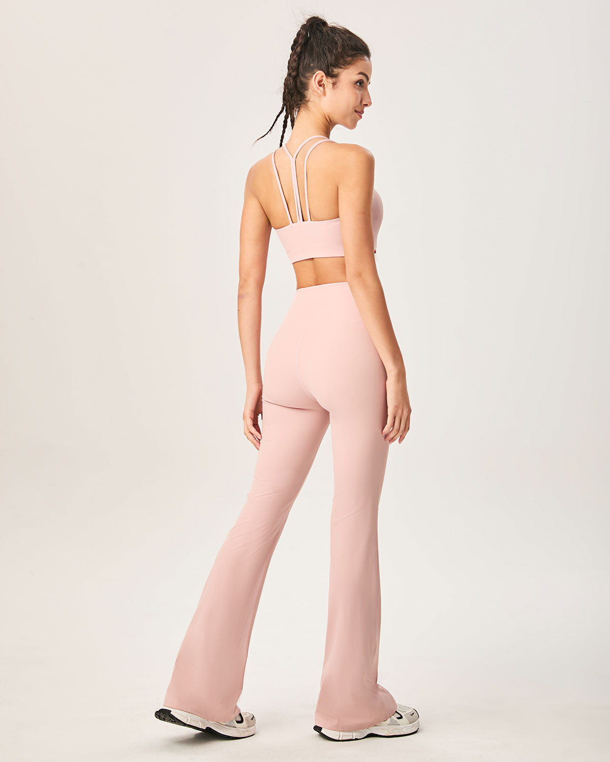 Pink High Waisted Sleek Leggings Shop Offer Cheap Online