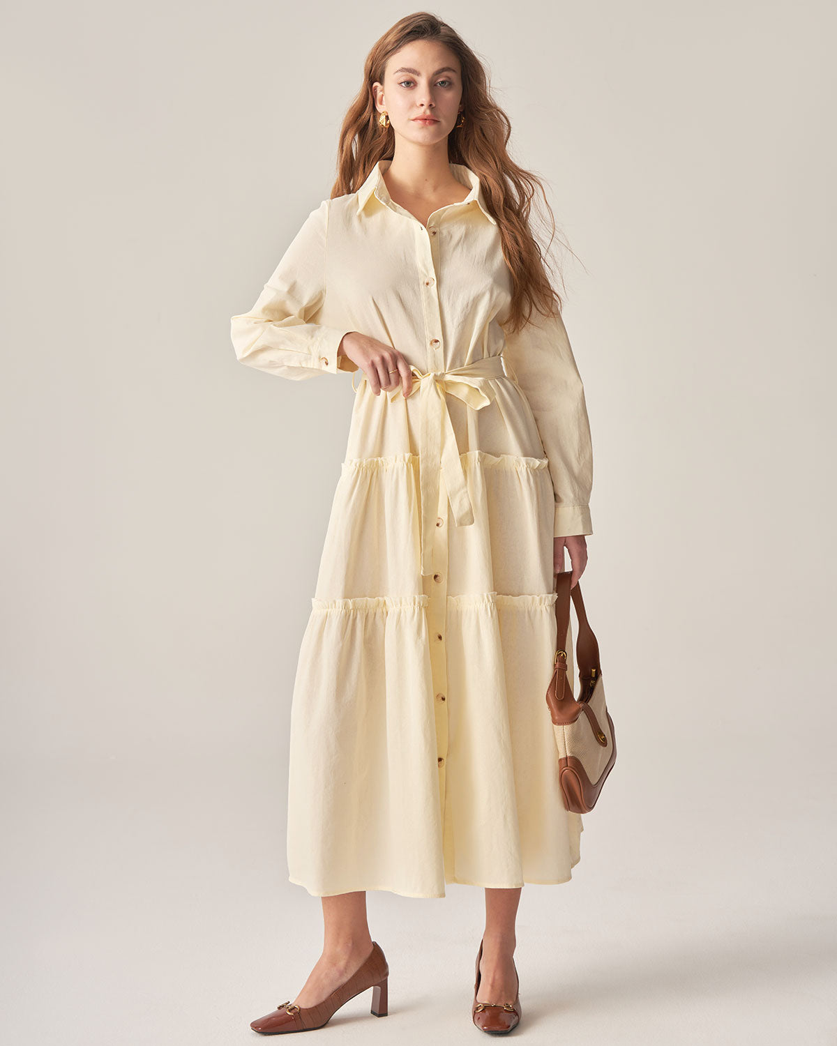 Apricot Tie Waist Maxi Dress Sale Amazon