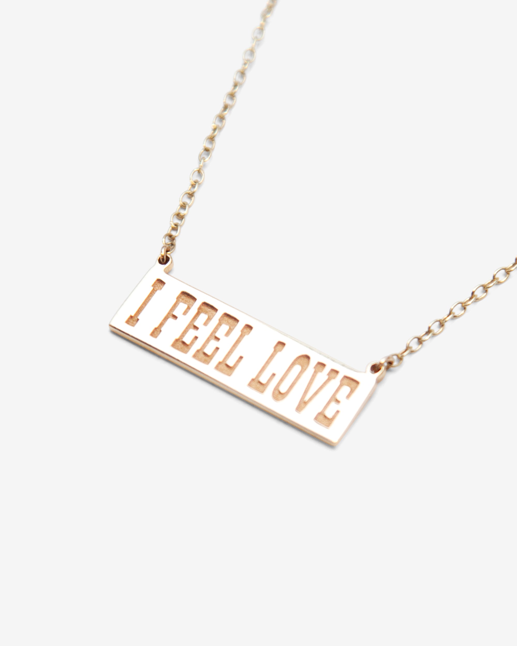 Noah x Donna Summer 'I Feel Love' Gold-Plated Necklace (Pre-Order)