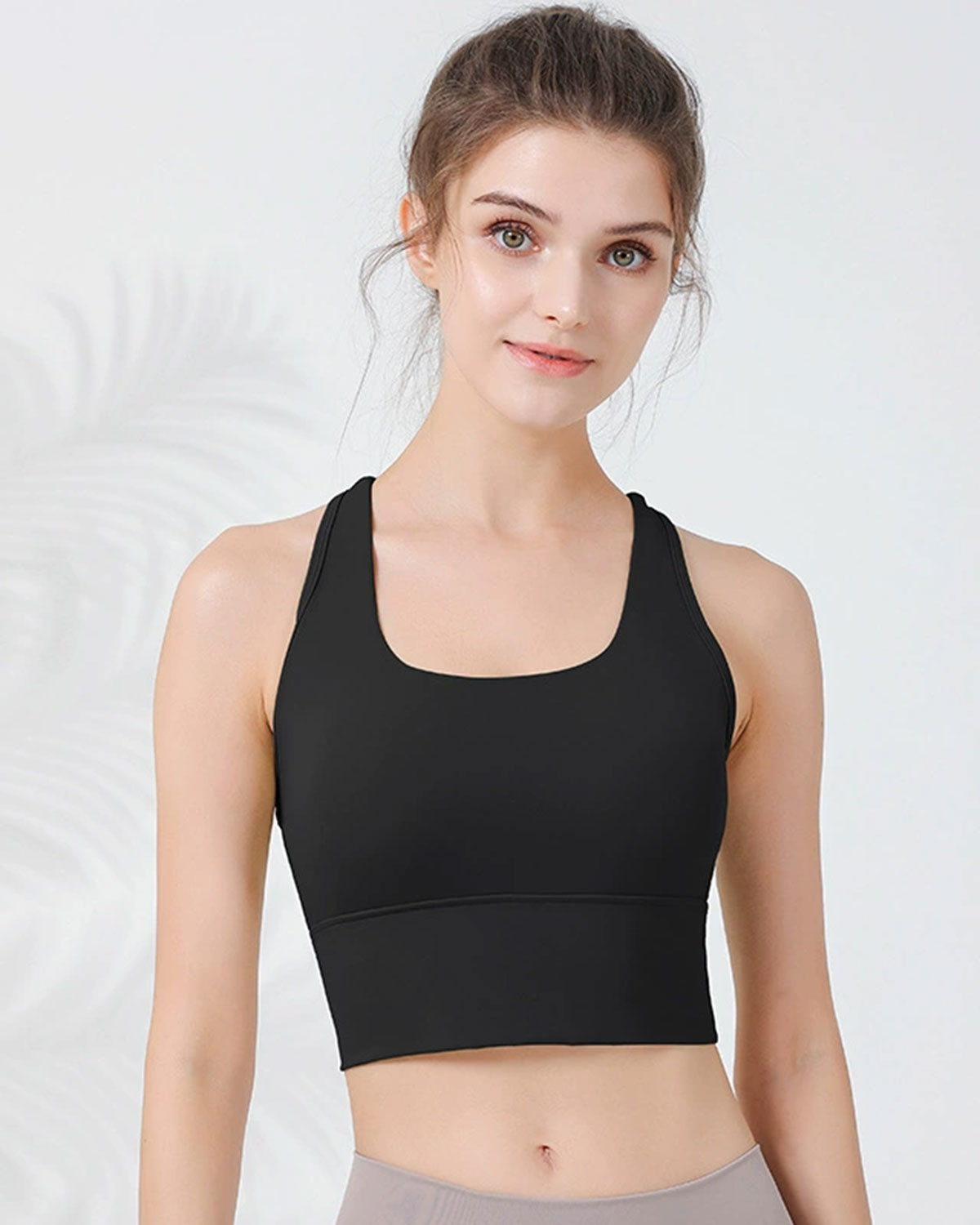 Black I-back Yoga Tank Top - Light Support Buy Cheap Manchester Great Sale