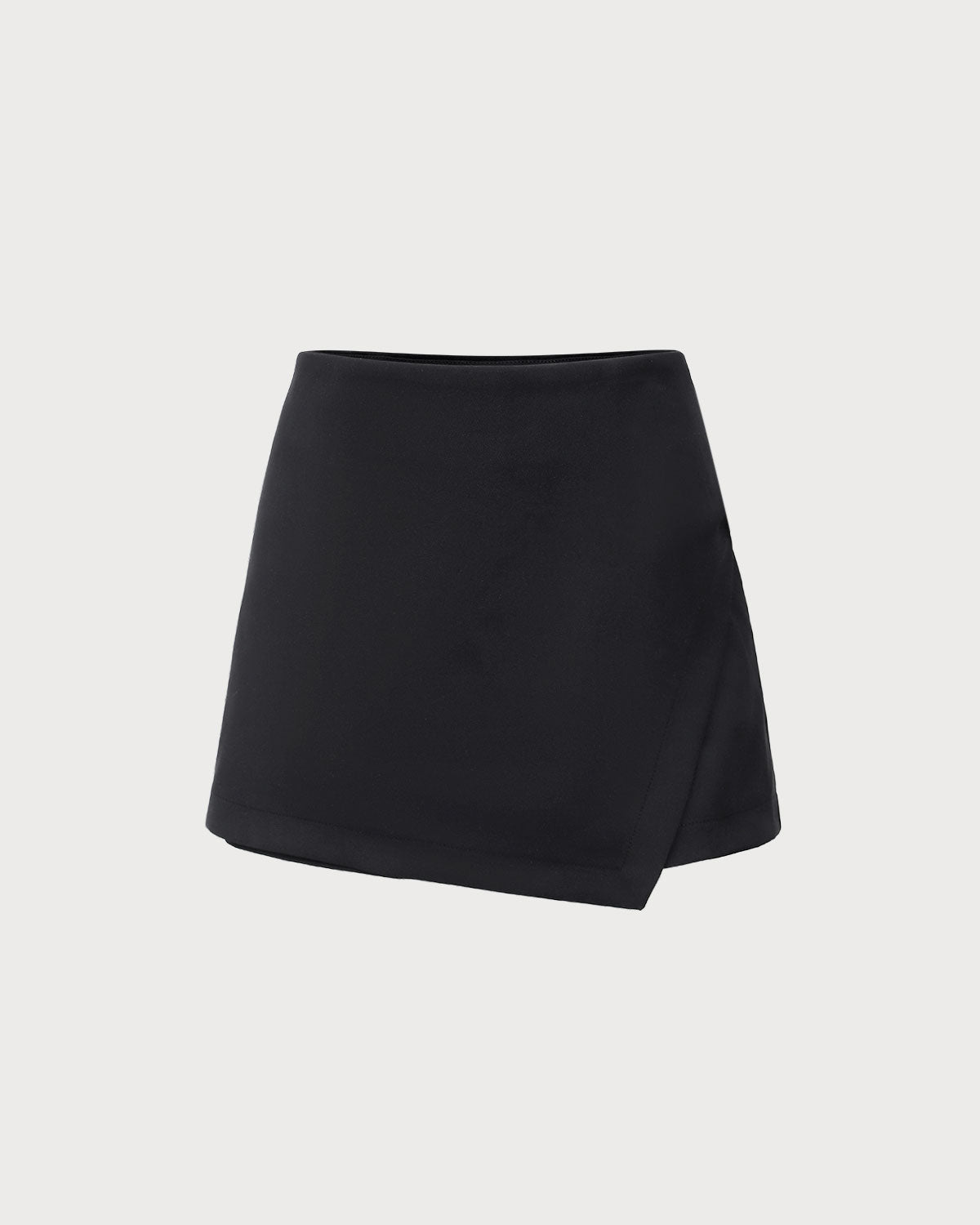 Black Wrap Zipper Skort Finishline