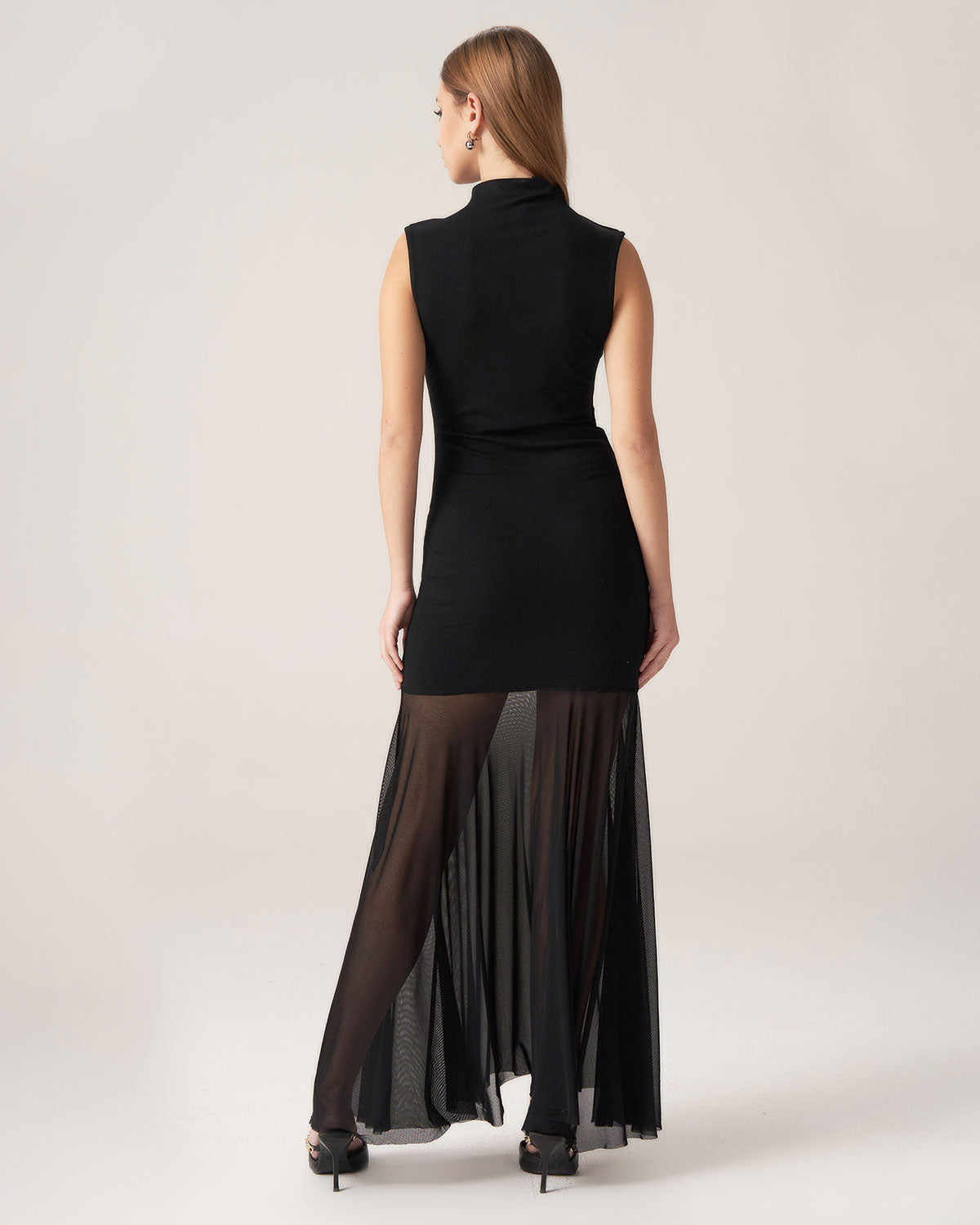 Bettydress Black Mock Neck Bodycon Maxi Dress Cheap Pice Buy Discount