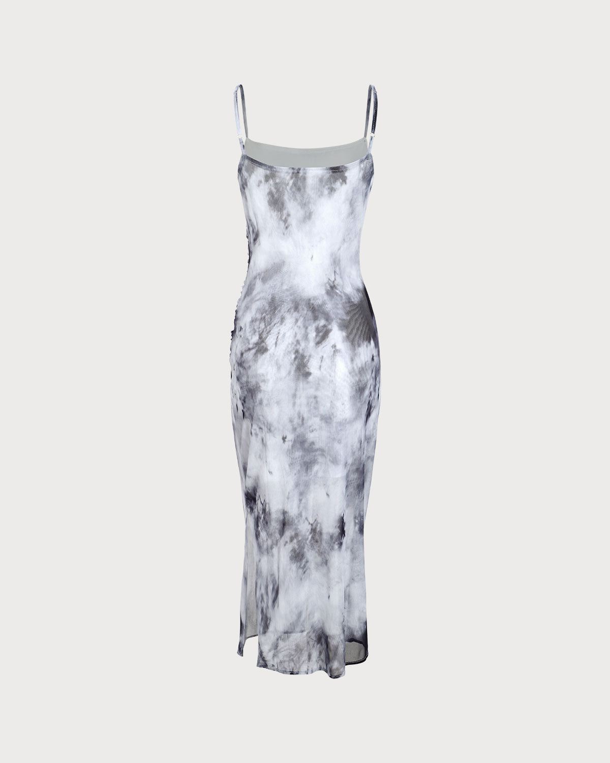 Grey Tie Dye Two Piece Midi Dress Pay With Visa Cheap Pice