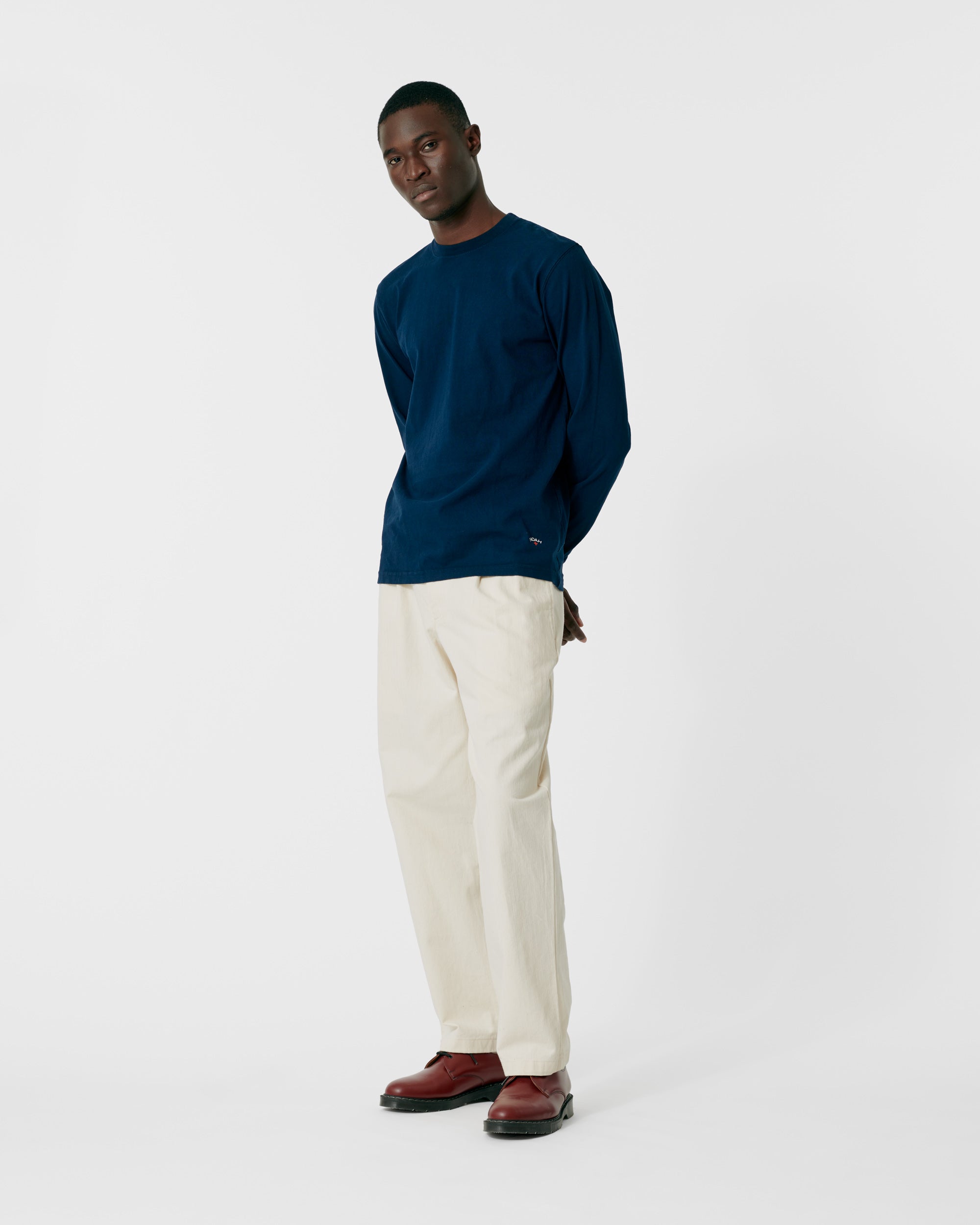 Classic Long Sleeve Recycled Cotton Tee Visit New