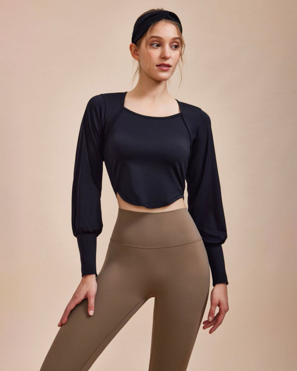 Black Round Neck Long Sleeve Top Buy Cheap Order