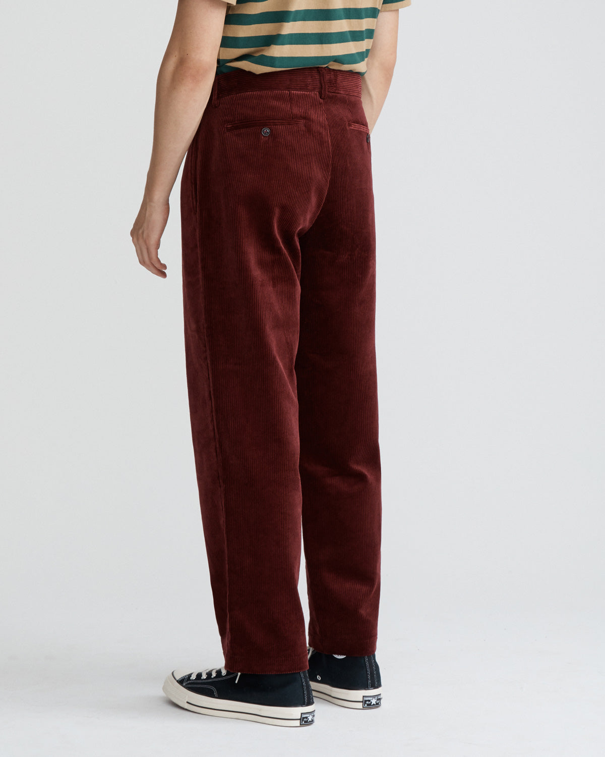 Double-Pleat Corduroy Trousers Sale Exclusive