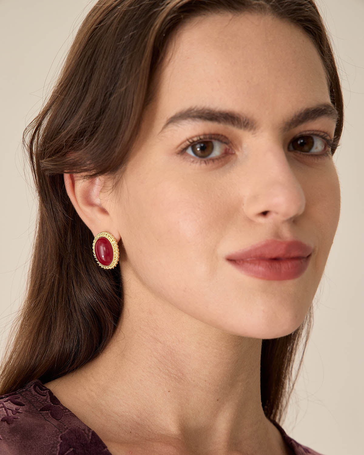 Retro Oval Earrings Outlet Get To Buy