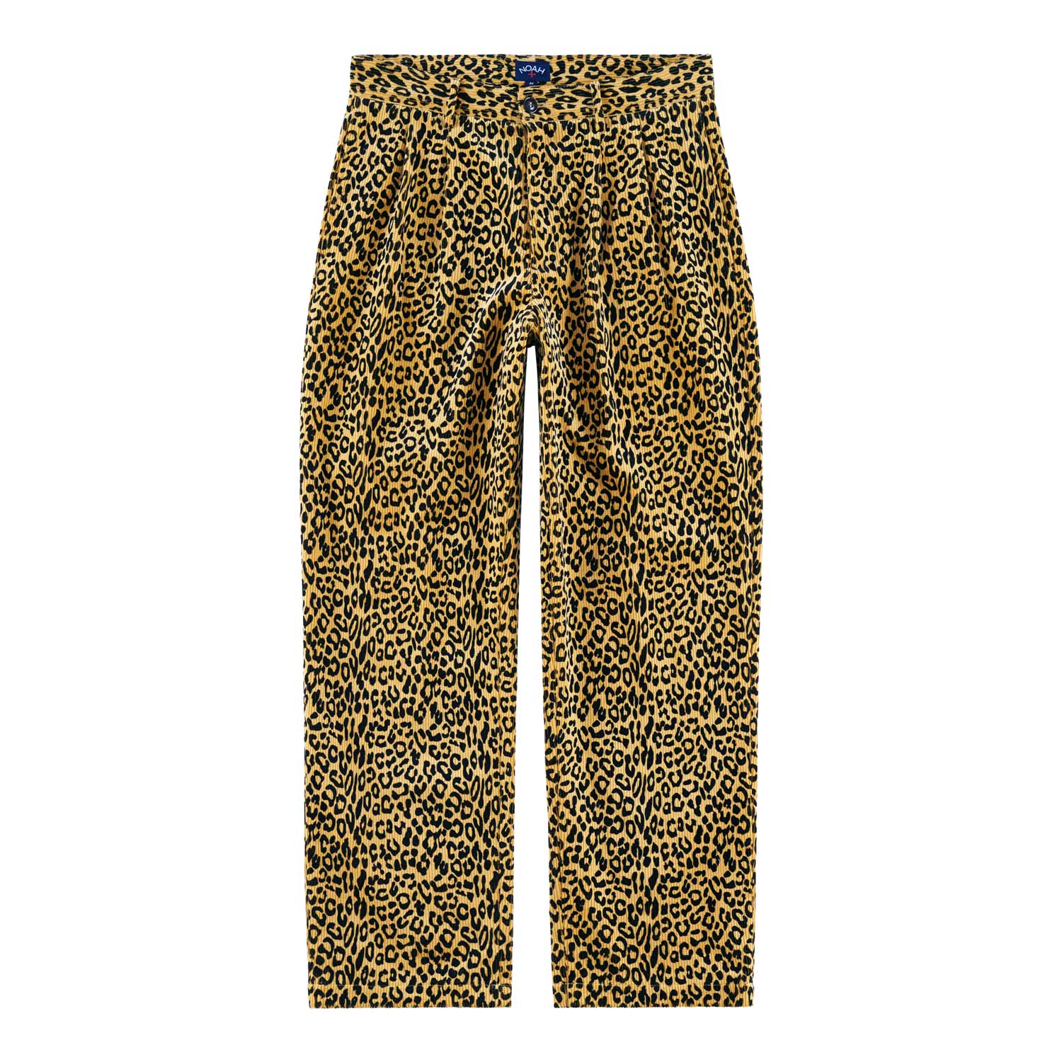 Leopard Double-Pleat Corduroy Trousers Buy Cheap Excellent