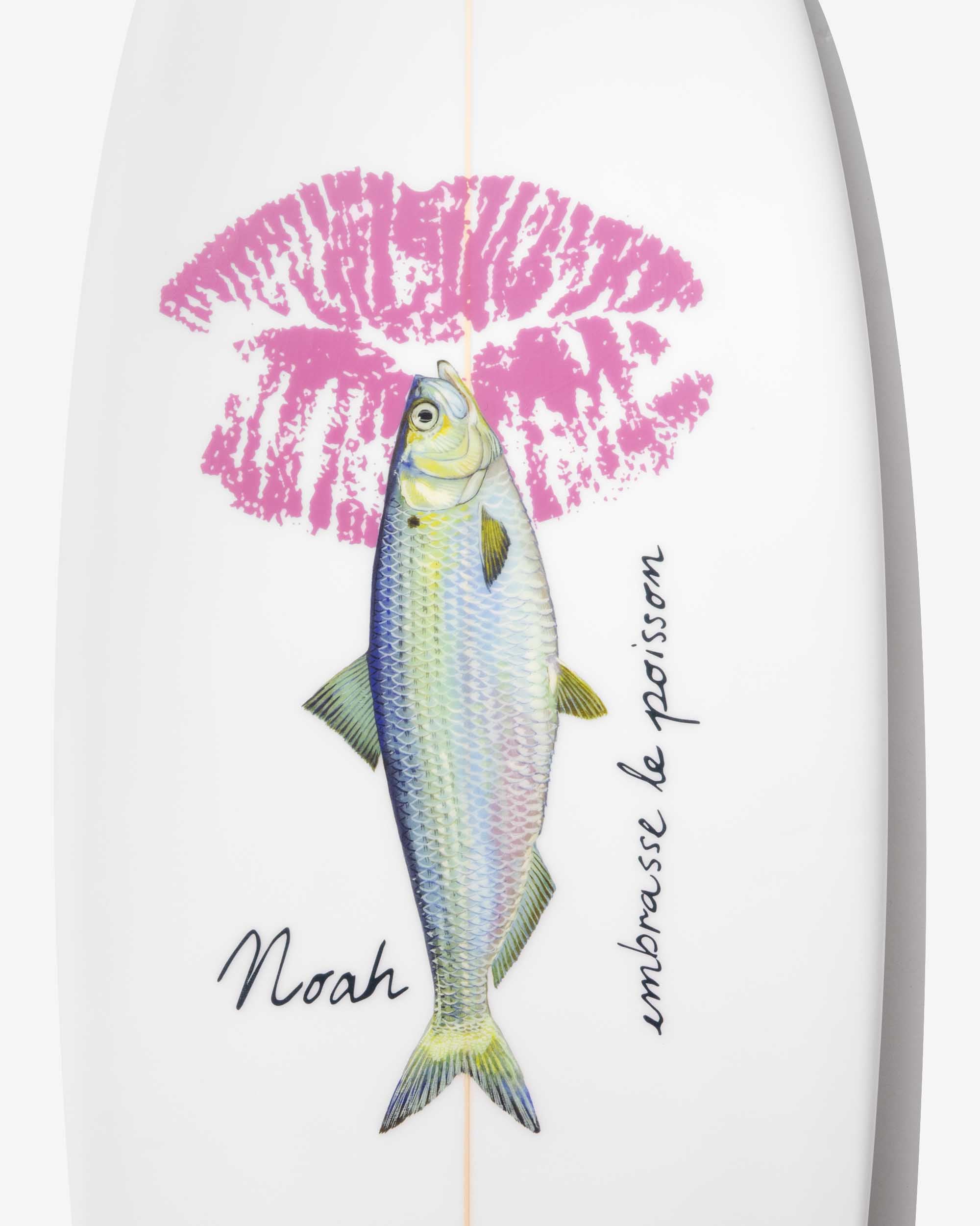 Kiss the Fish Surfboard Free Shipping Best Seller