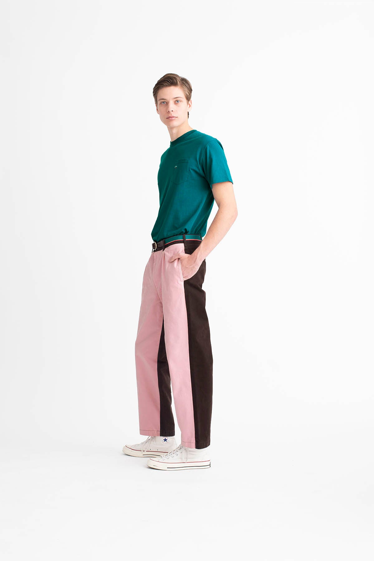 Single-Pleat Chino Cheap Sale Shop