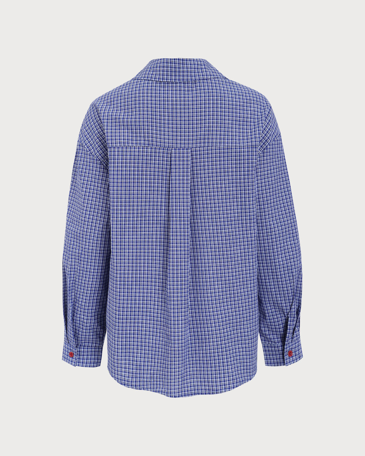 Blue Plaid Pocket Shirt Clearance Best