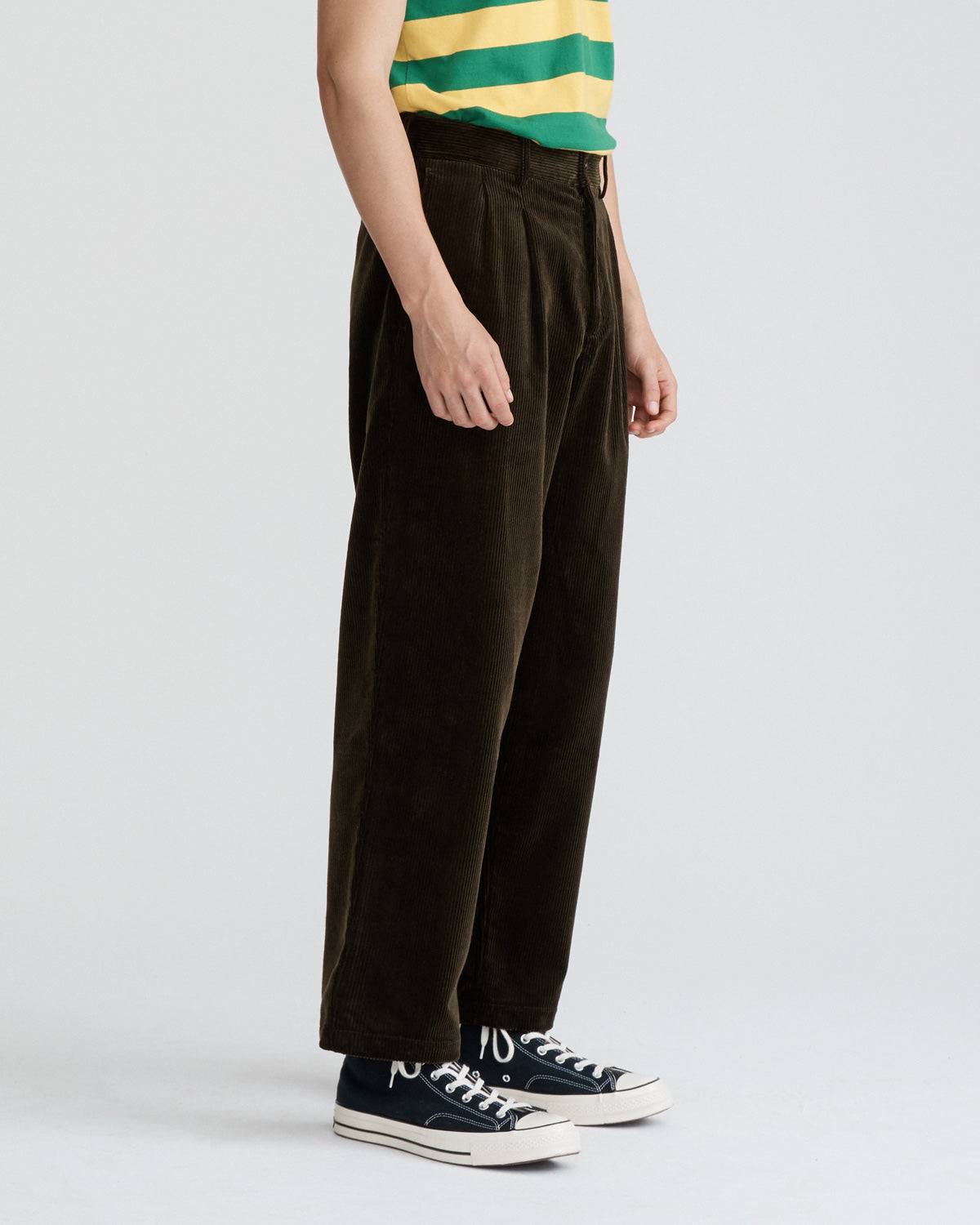 Double-Pleat Corduroy Trousers Sale Exclusive