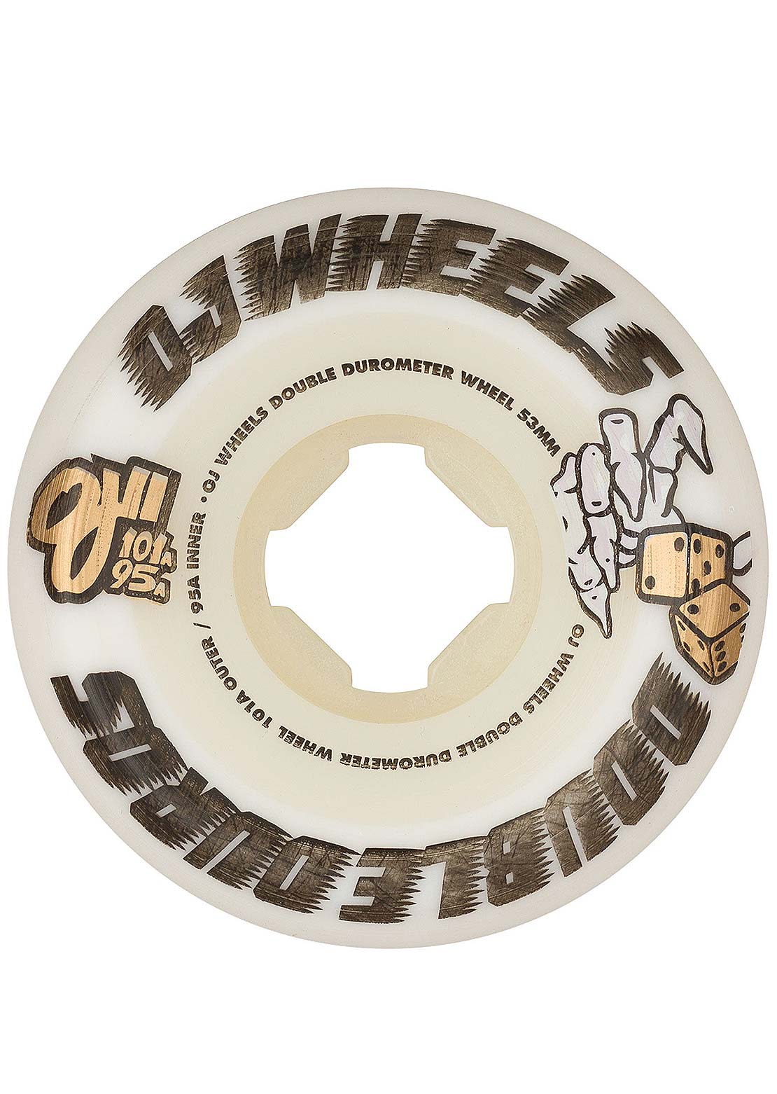 OJ Wheels Double Duro 101A/95A Skateboard Wheels Cheap Pice