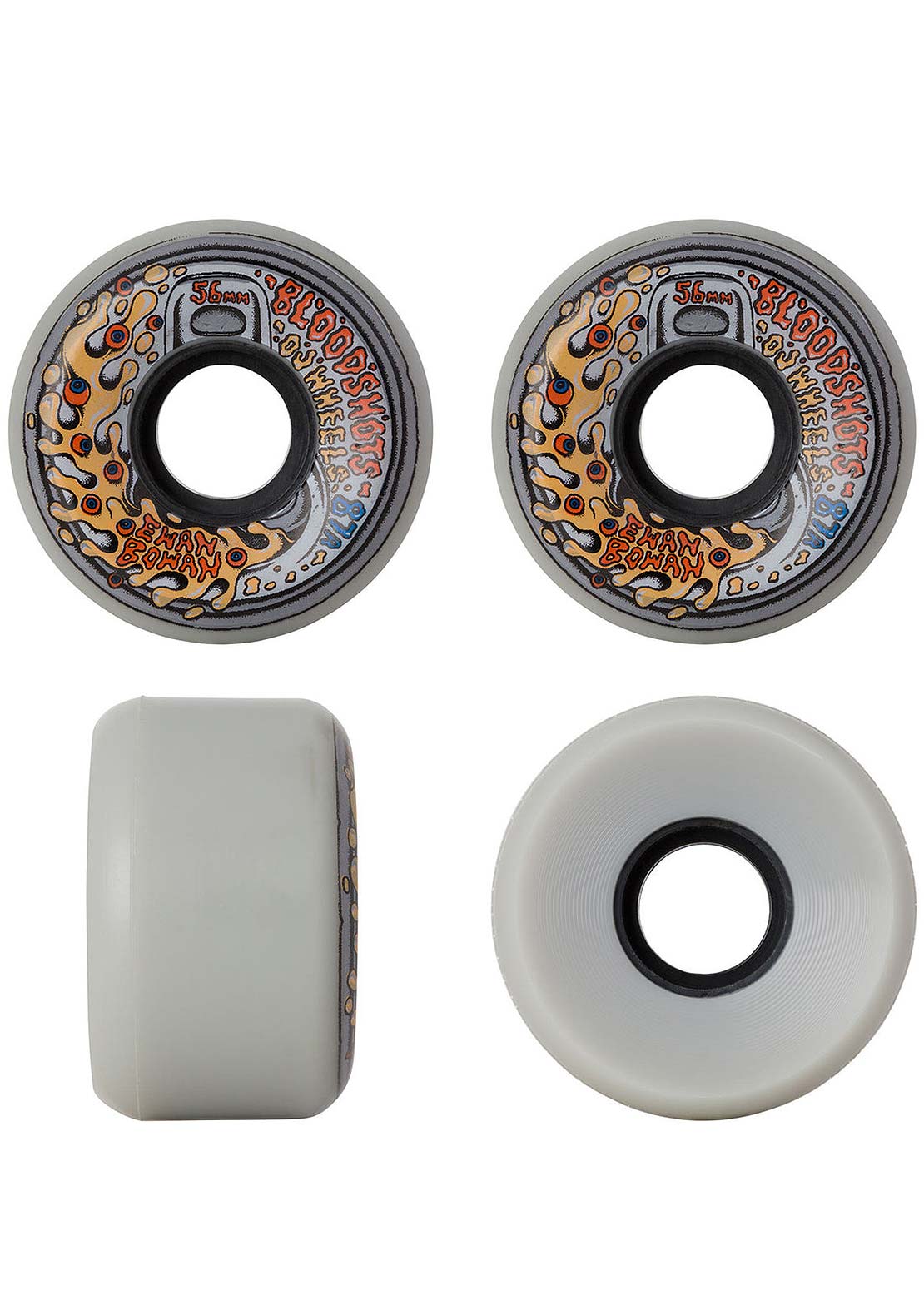 OJ Wheels Bowman Bloodshots Keyframe 87A Skateboard Wheels For Sale Free Shipping