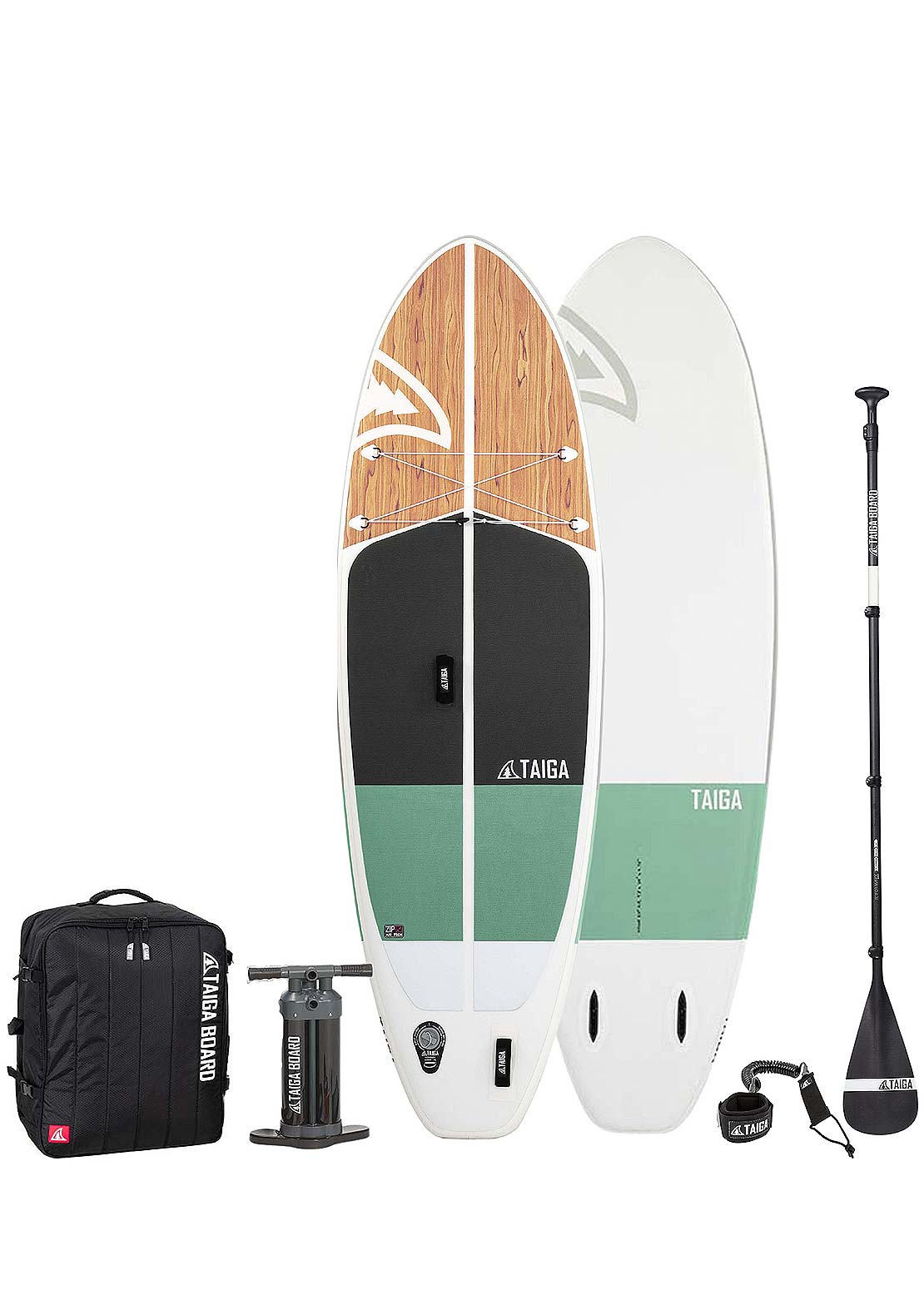 Taiga Nano ZIP AIR 9'8 x 34'' x 4.75 Paddleboard - Kit (Including Paddle and Leash)