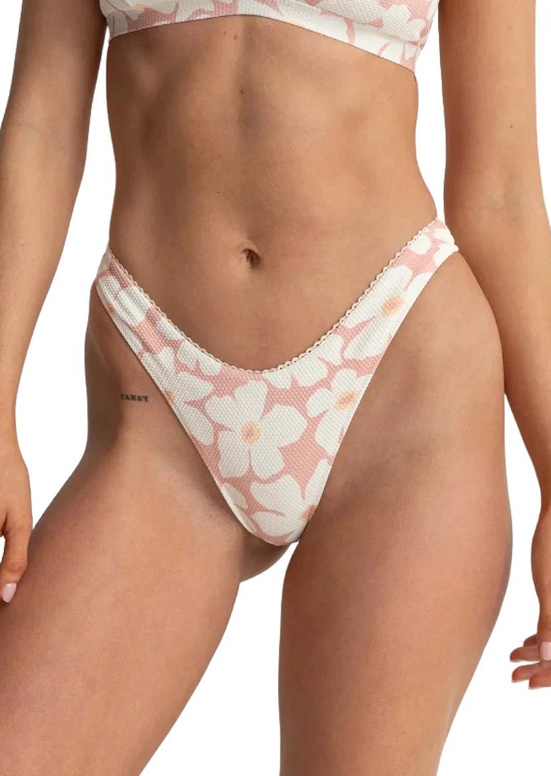 Rhythm Women's Mimi Floral Hi Cut Bikini Bottom