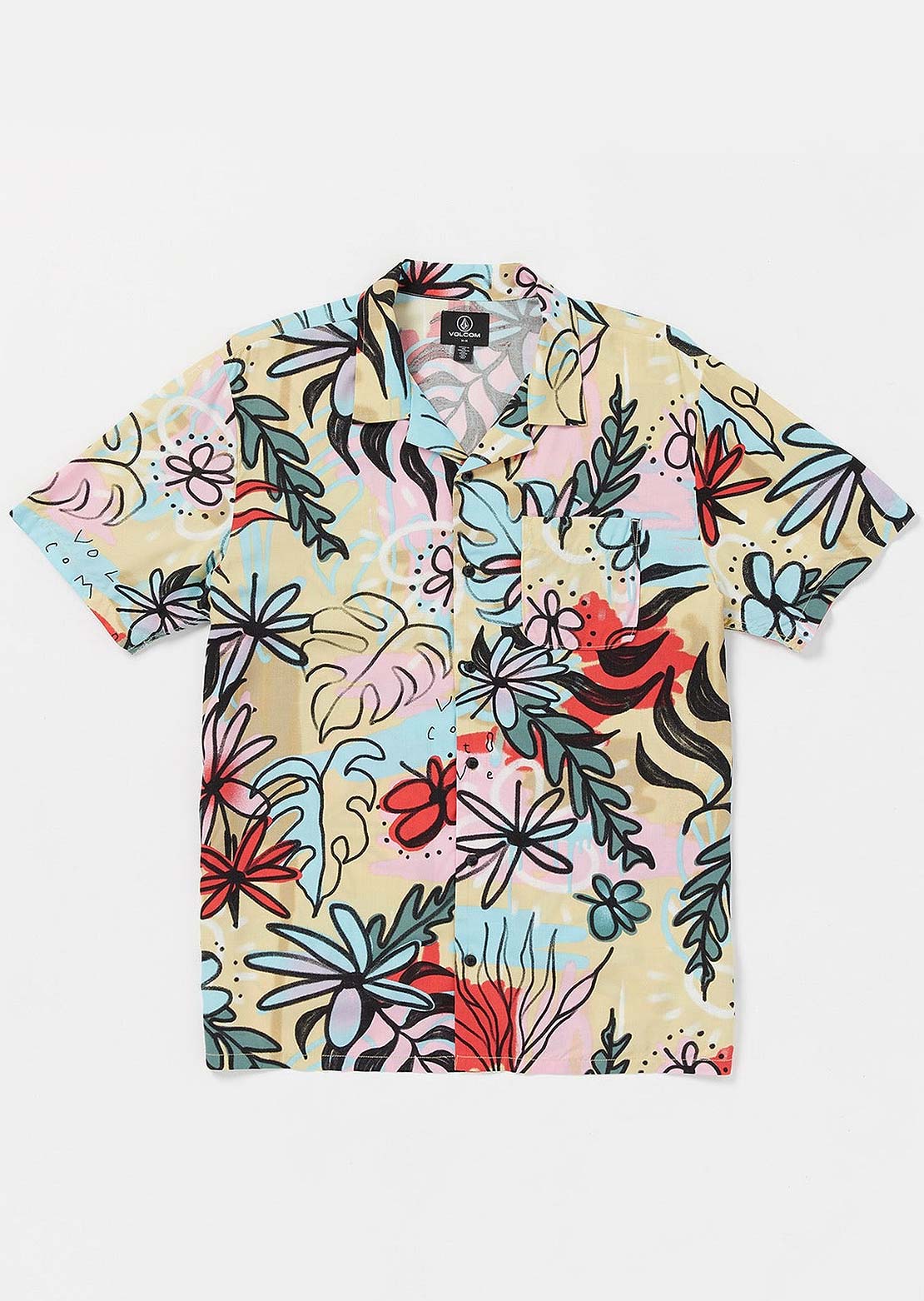 Volcom Men's Purestone SS Button Up Shirt