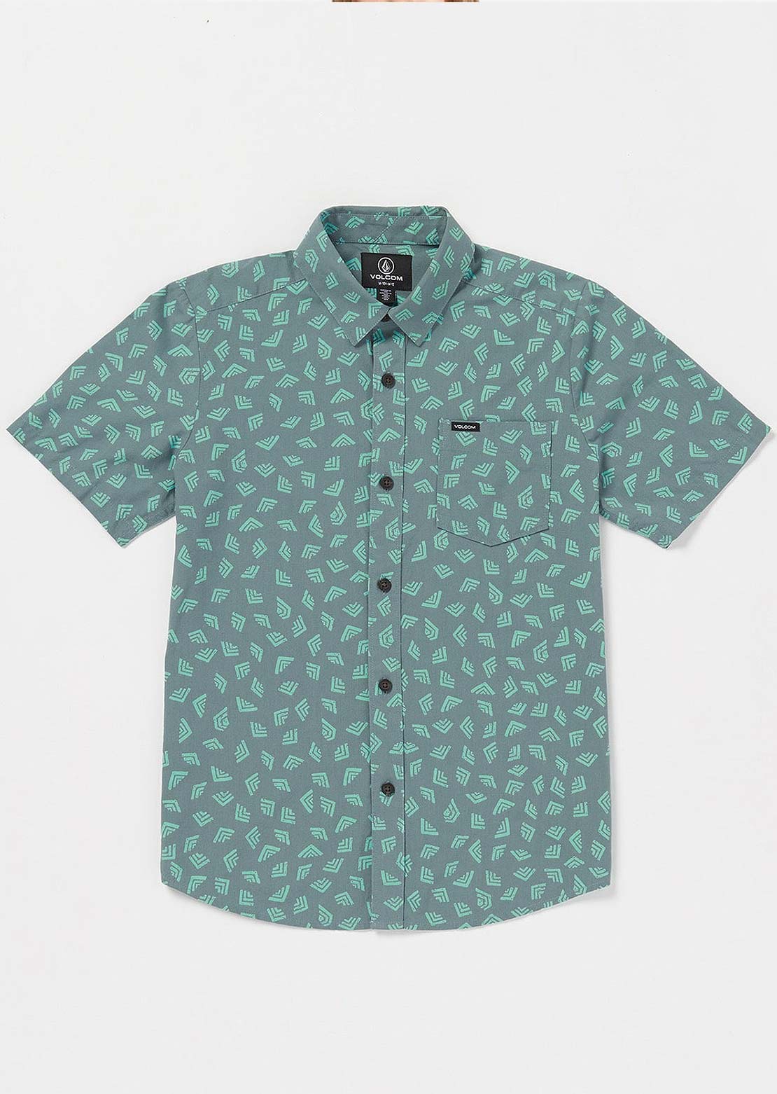 Volcom Junior Interstone SS Button Up Shirts Top Quality Online