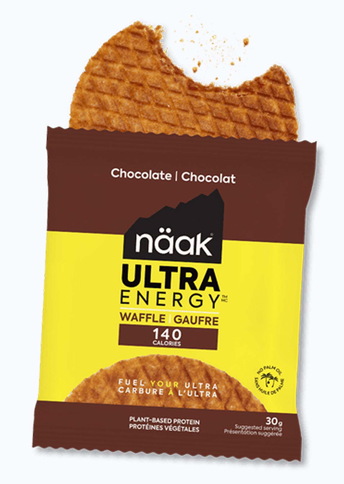 NAAK Chocolate Ultra Energy Waffles Cheap Sale New