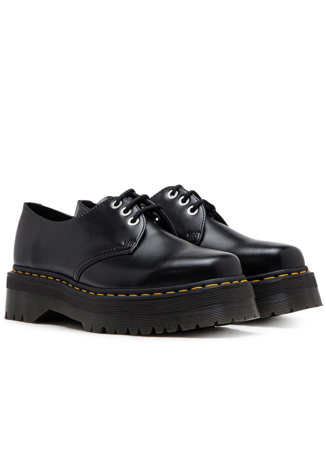 Dr.Martens Women's 1461 Quad Squared Polished Smooth Shoes