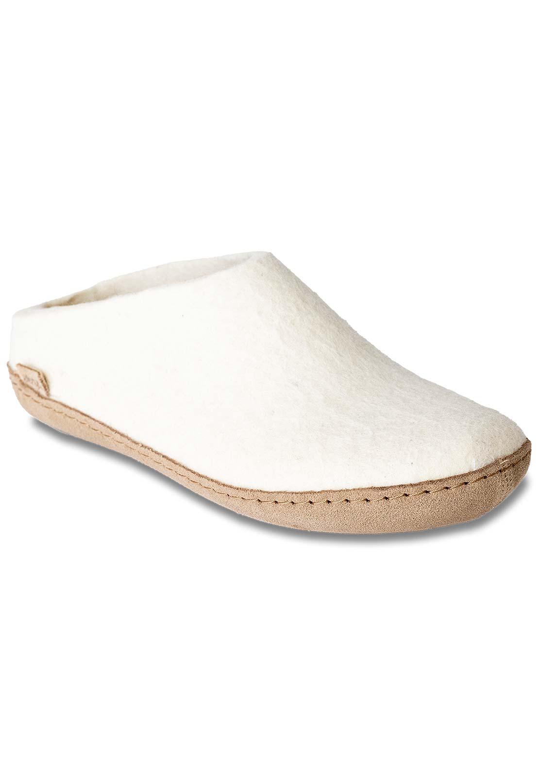 Glerups Unisex Slip-On Leather Slippers Free Shipping Genuine