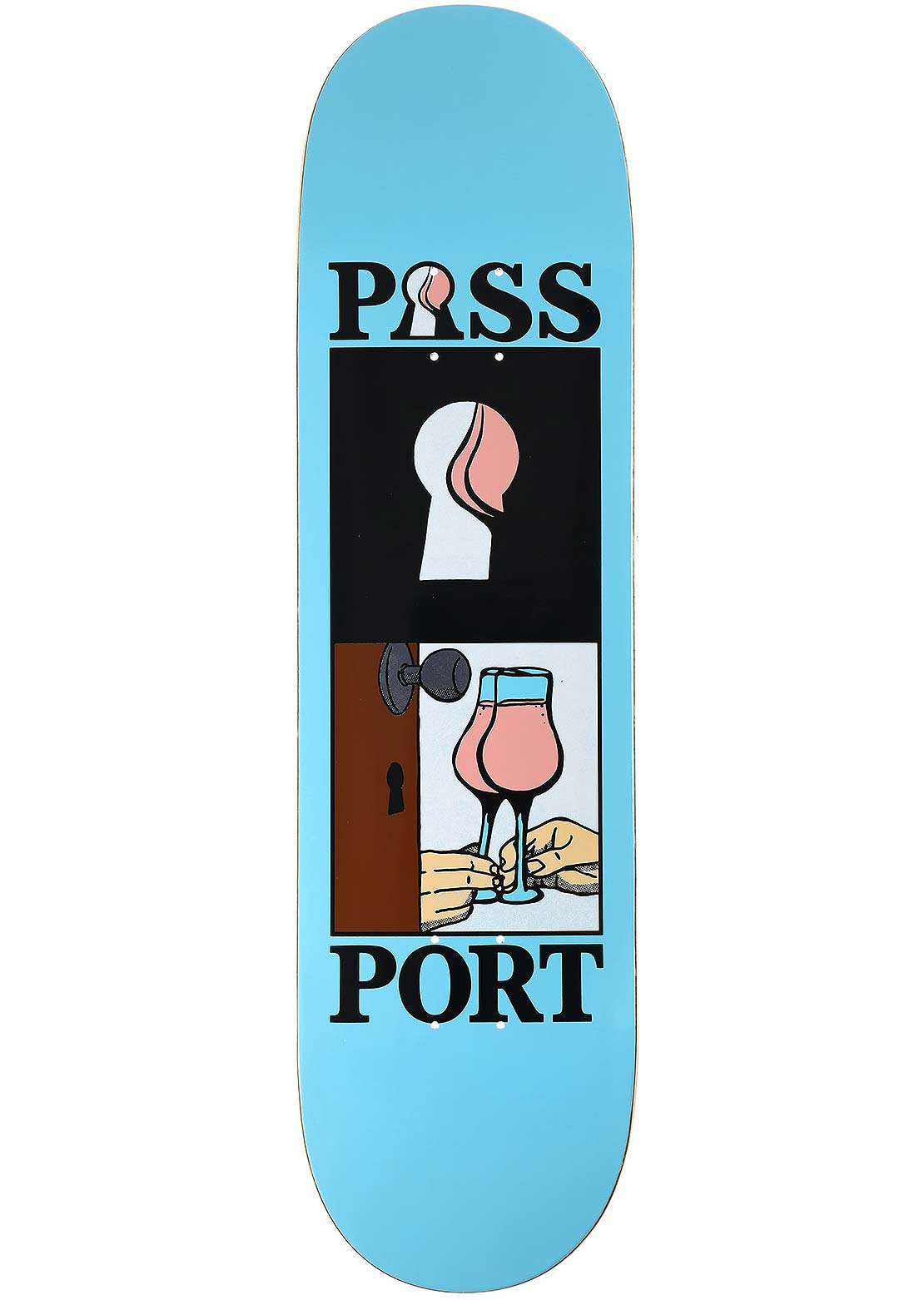 Pass-Port What U Think U Saw Series Skin Contact Skateboard Deck Clearance Purchase