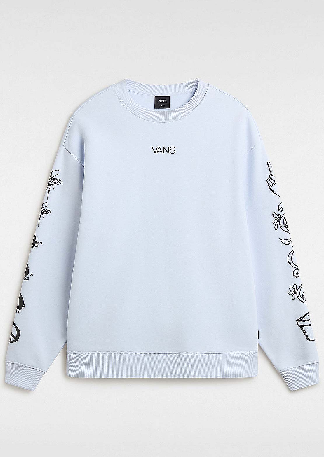 Vans Junior Bee Peace Slouchy Crew Pullover Discount Official Site