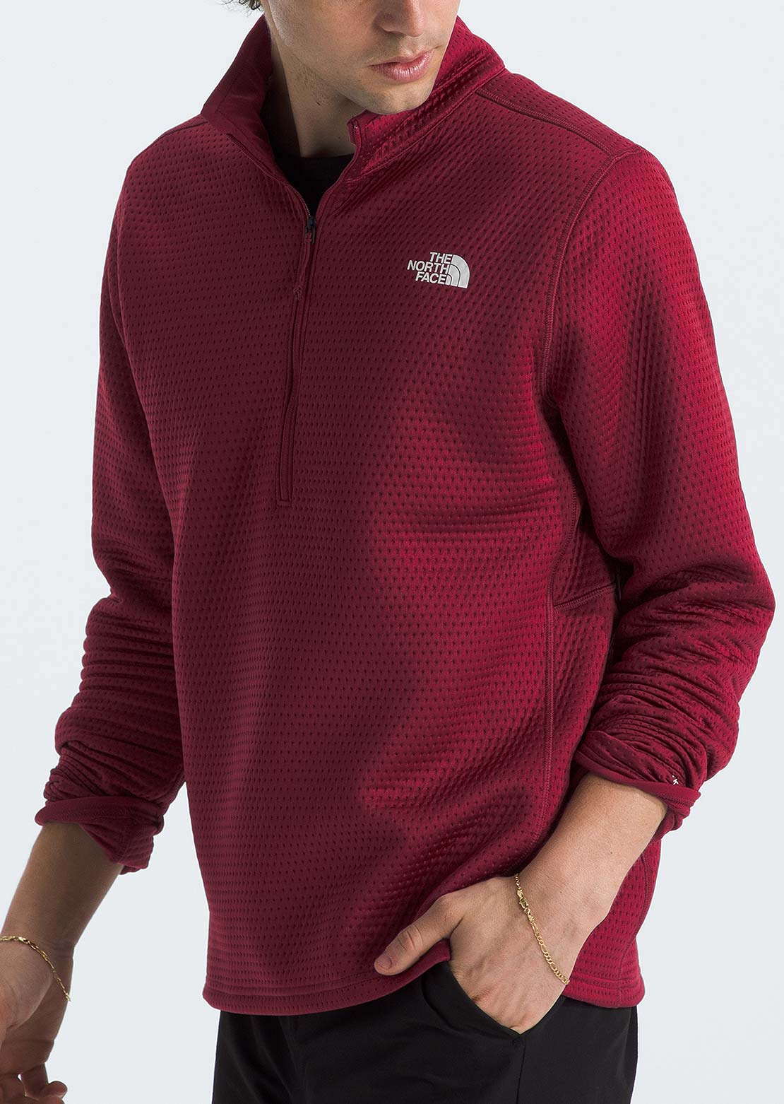 The North Face Men's Dotknit Thermal 1/4 Zip Sweater