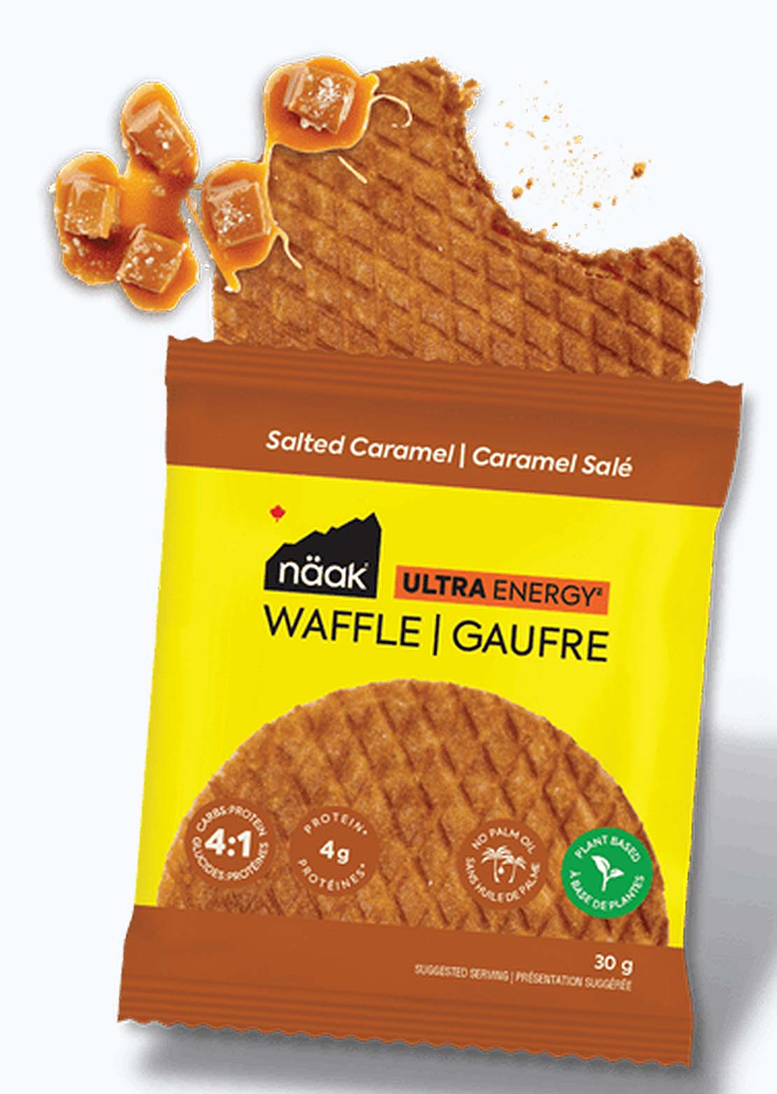 NAAK Salted Caramel Ultra Energy Waffles Cheap Sale Eastbay