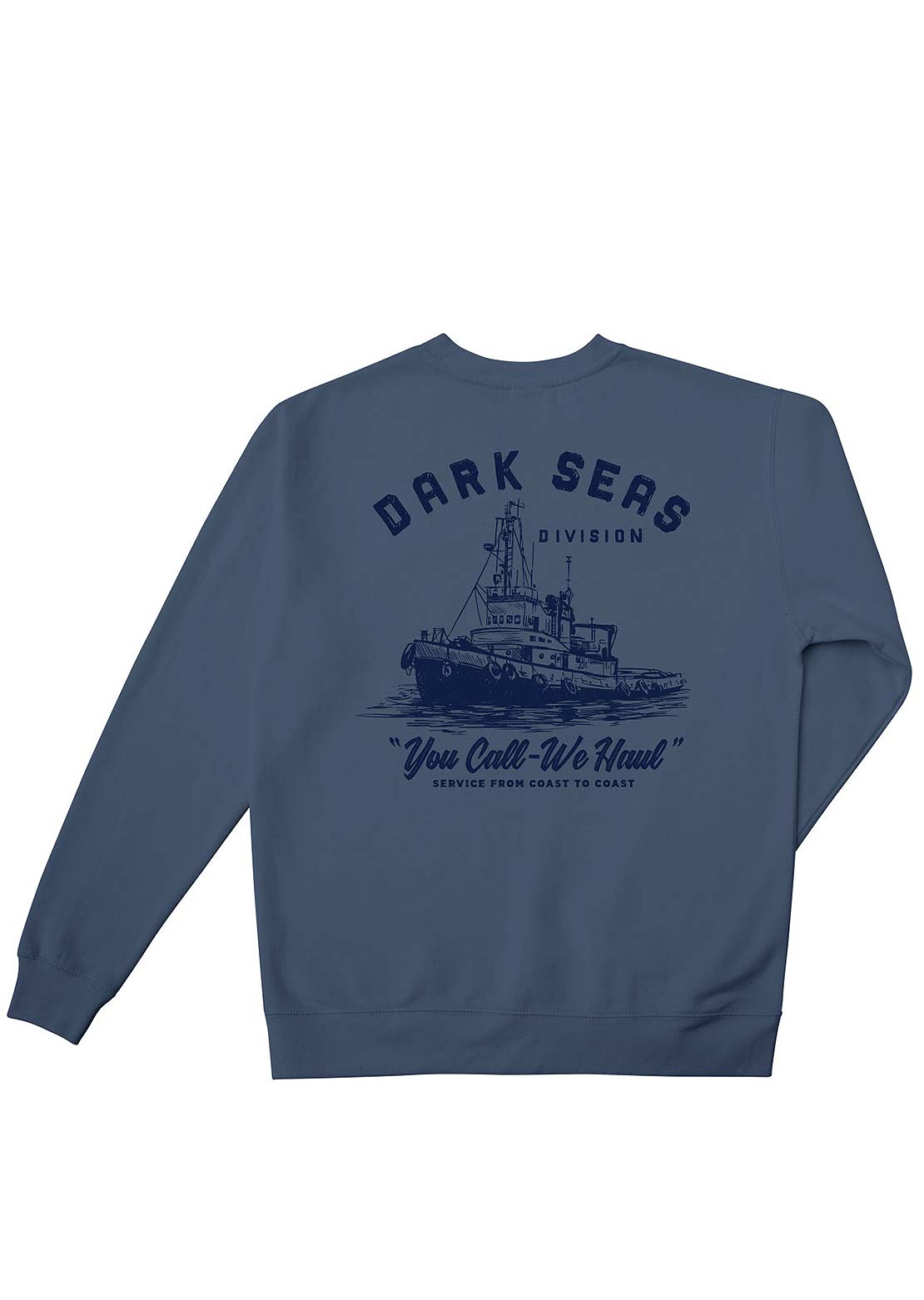 Dark Seas Men's We Haul Crew Fleece Long Sleeve