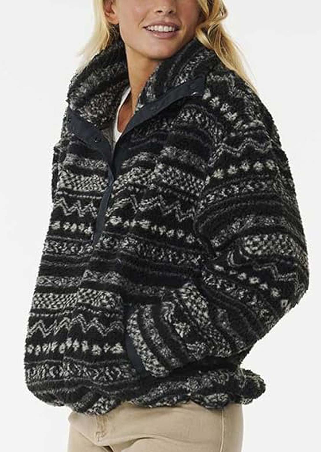 Rip Curl Women's La Isla Polar Fleece Long Sleeve