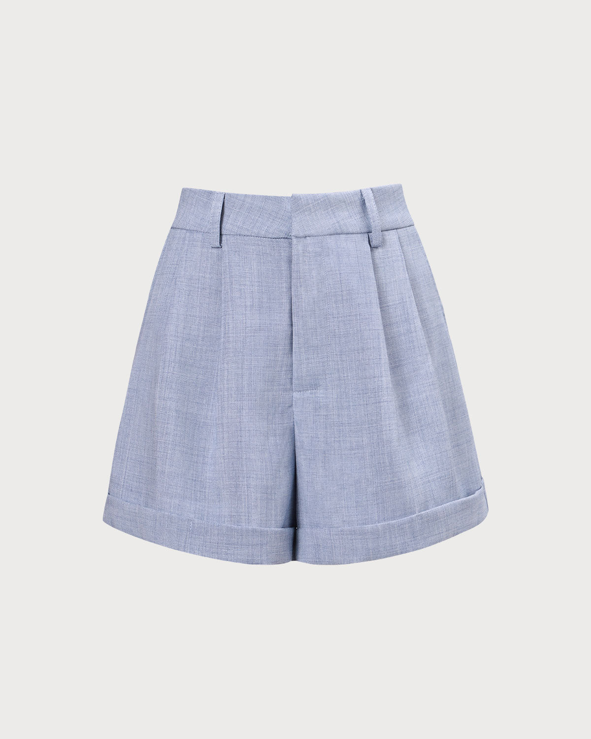 The Blue High-Waisted Pleated Shorts Buy Cheap Websites