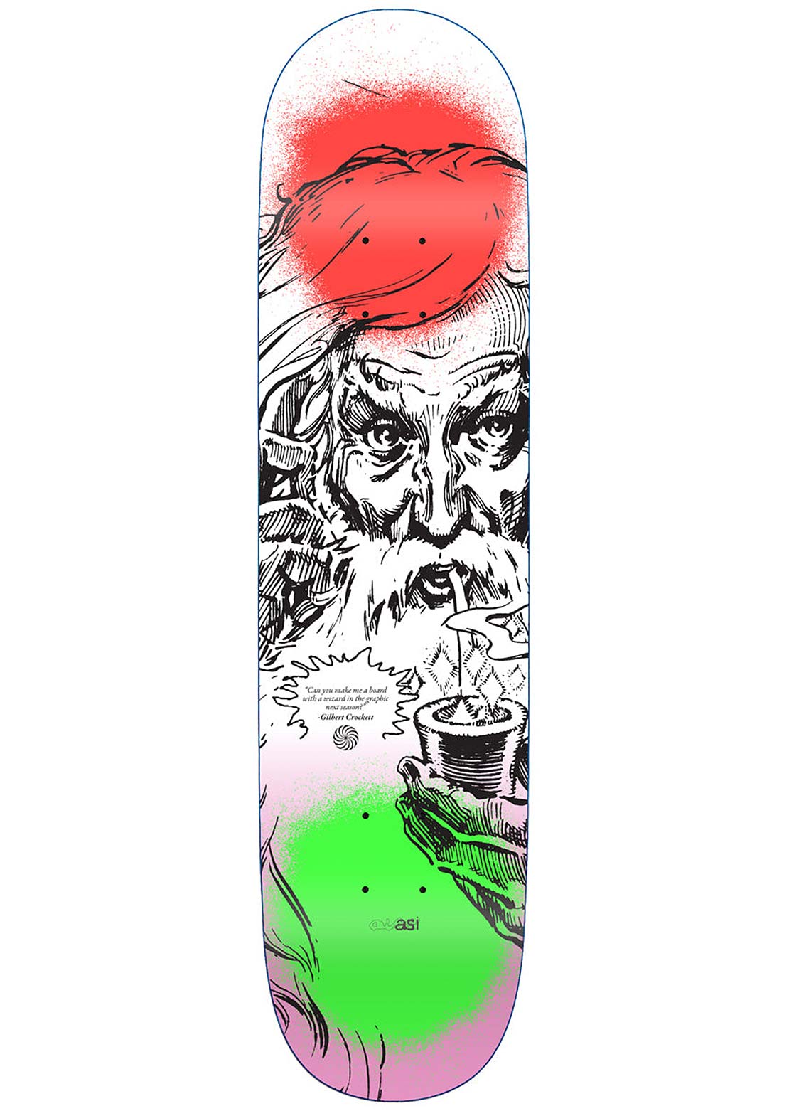 Quasi Crockett Wiz Skateboard Deck Quality Free Shipping