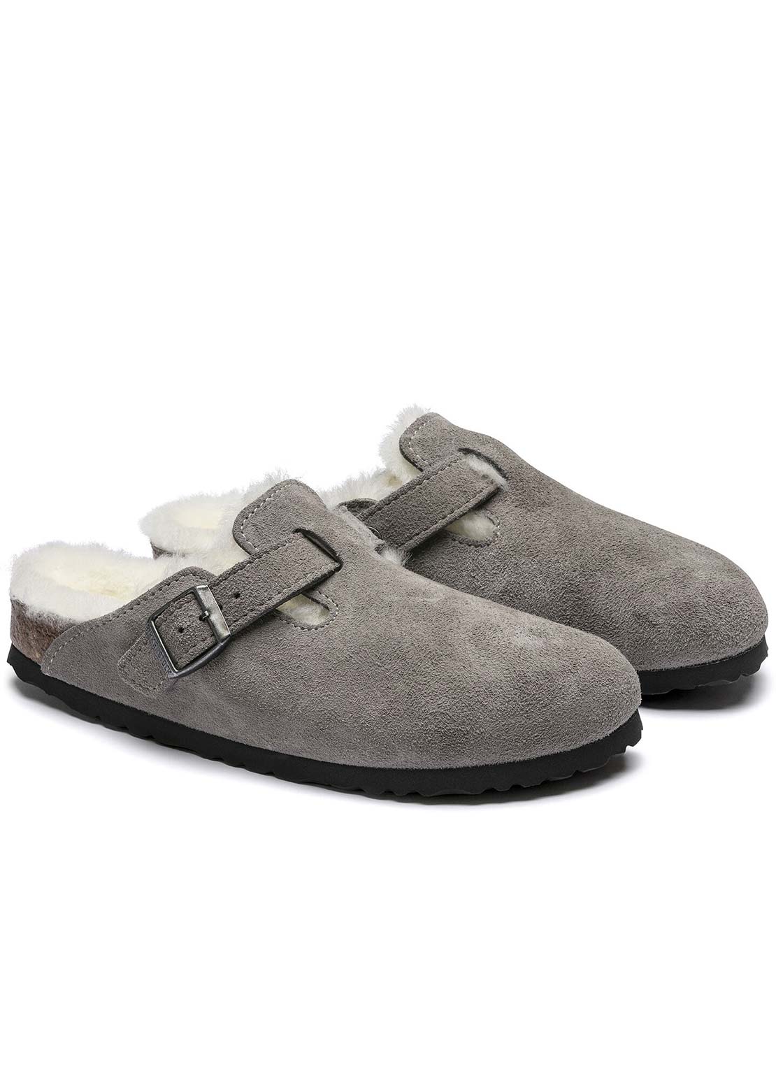 Birkenstock Women's Boston Shearling Suede Narrow Slip-On